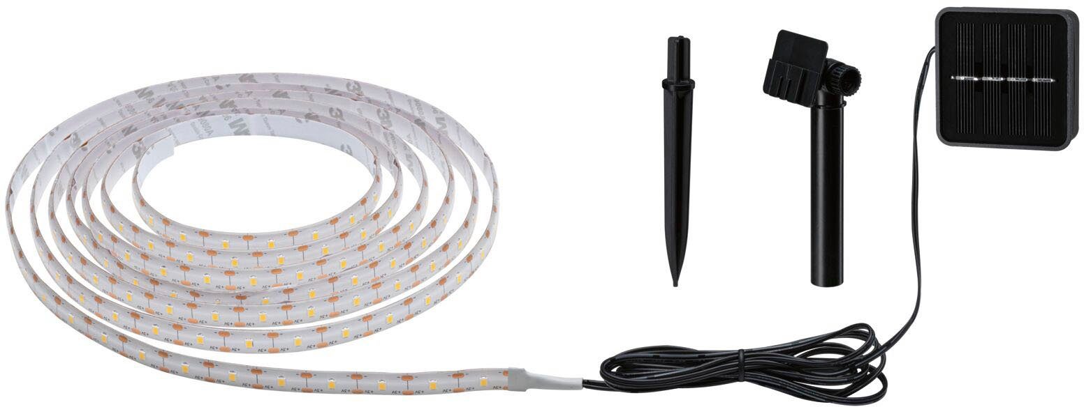 Paulmann Led-strepen Solar met Dämmerungssensor IP44 3m 2700K 0,3W Zwart (1 stuk)