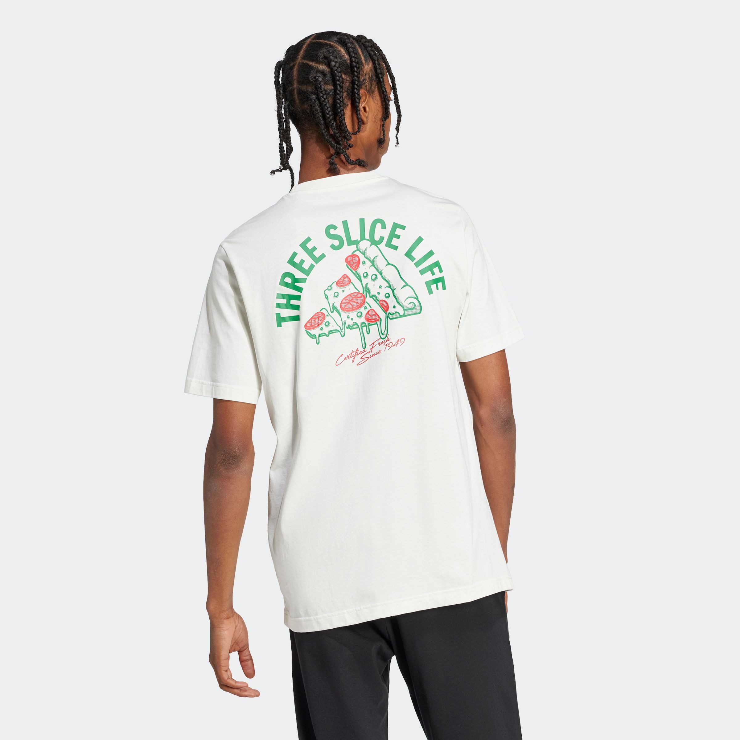 adidas Sportswear T-shirt M L PIZZA TEE