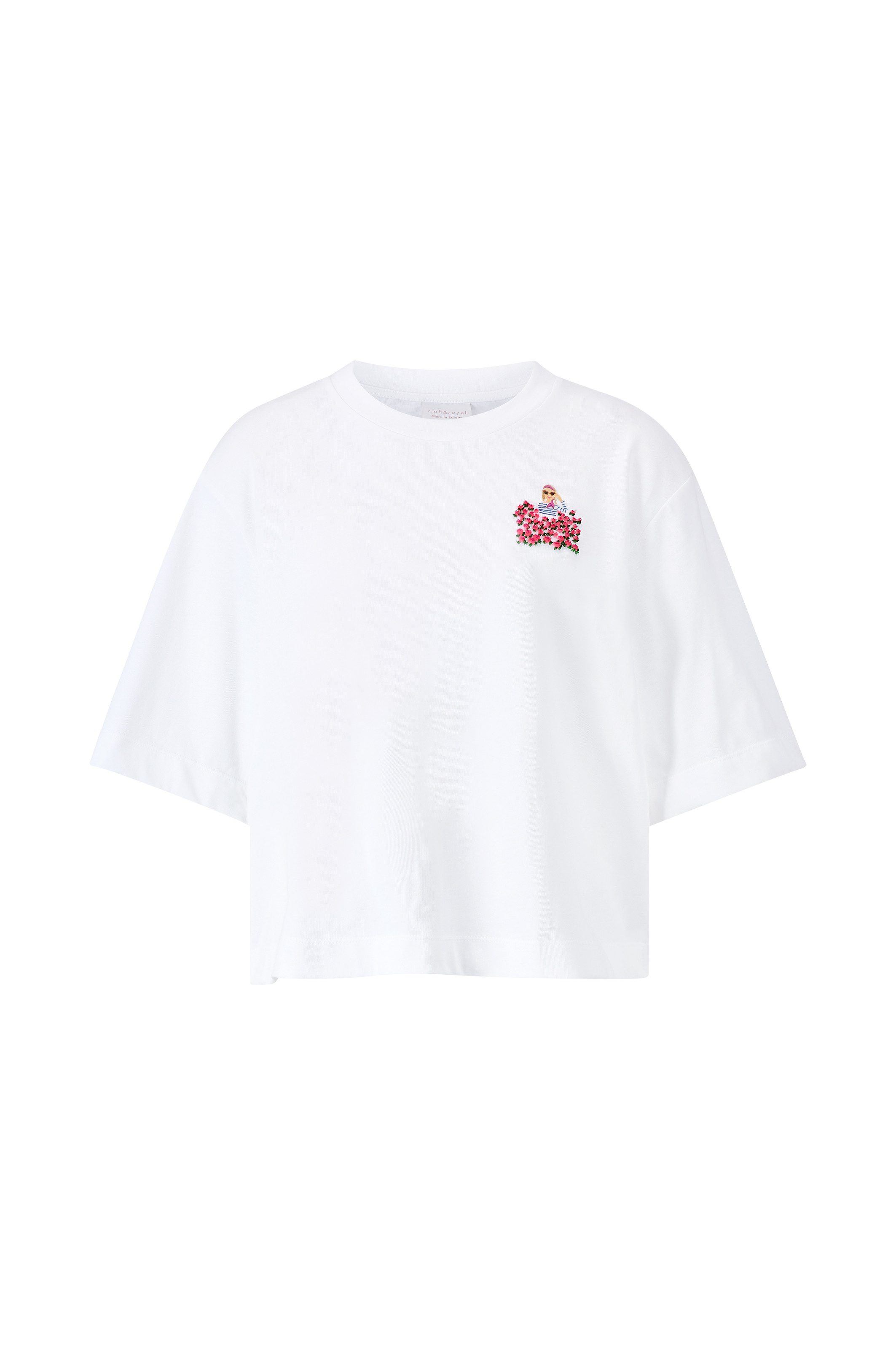 Rich & Royal Shirt met korte mouwen Met een ronde hals