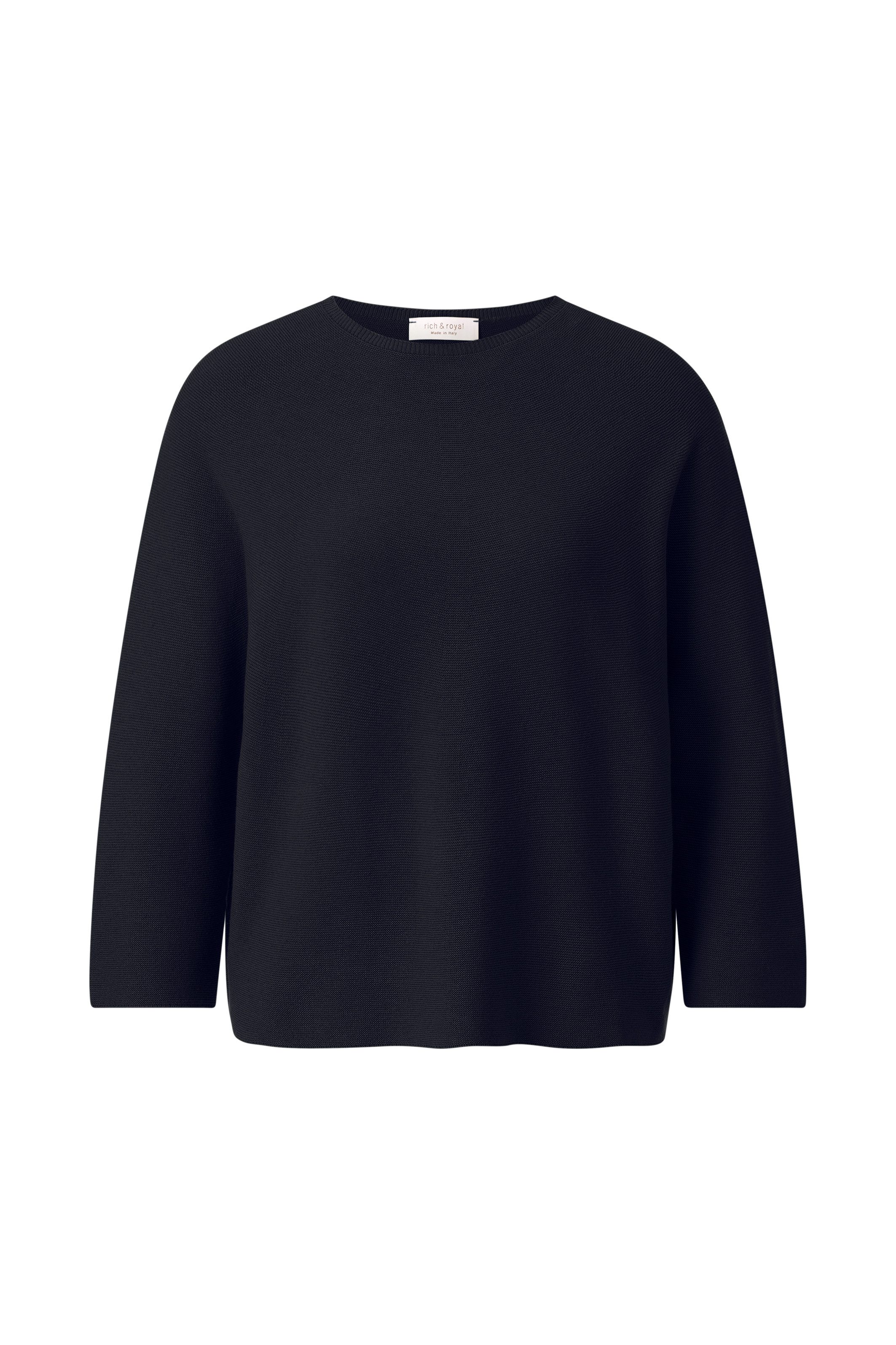 Rich & Royal Gebreide trui Met een ronde hals