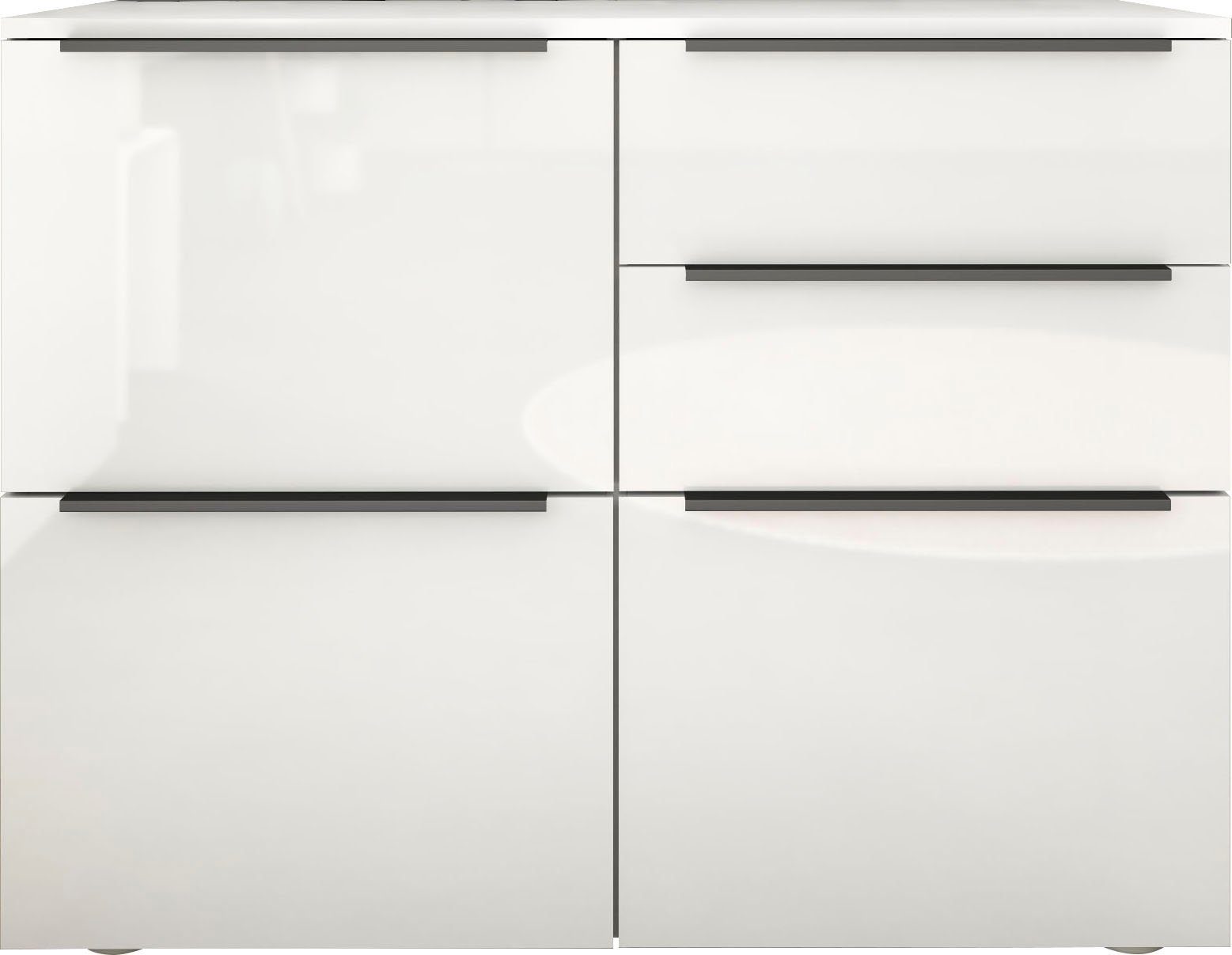 borchardt Möbel Archiefkast Tom Breedte 93 cm, multifunctionele kast bijzetkastjes wit