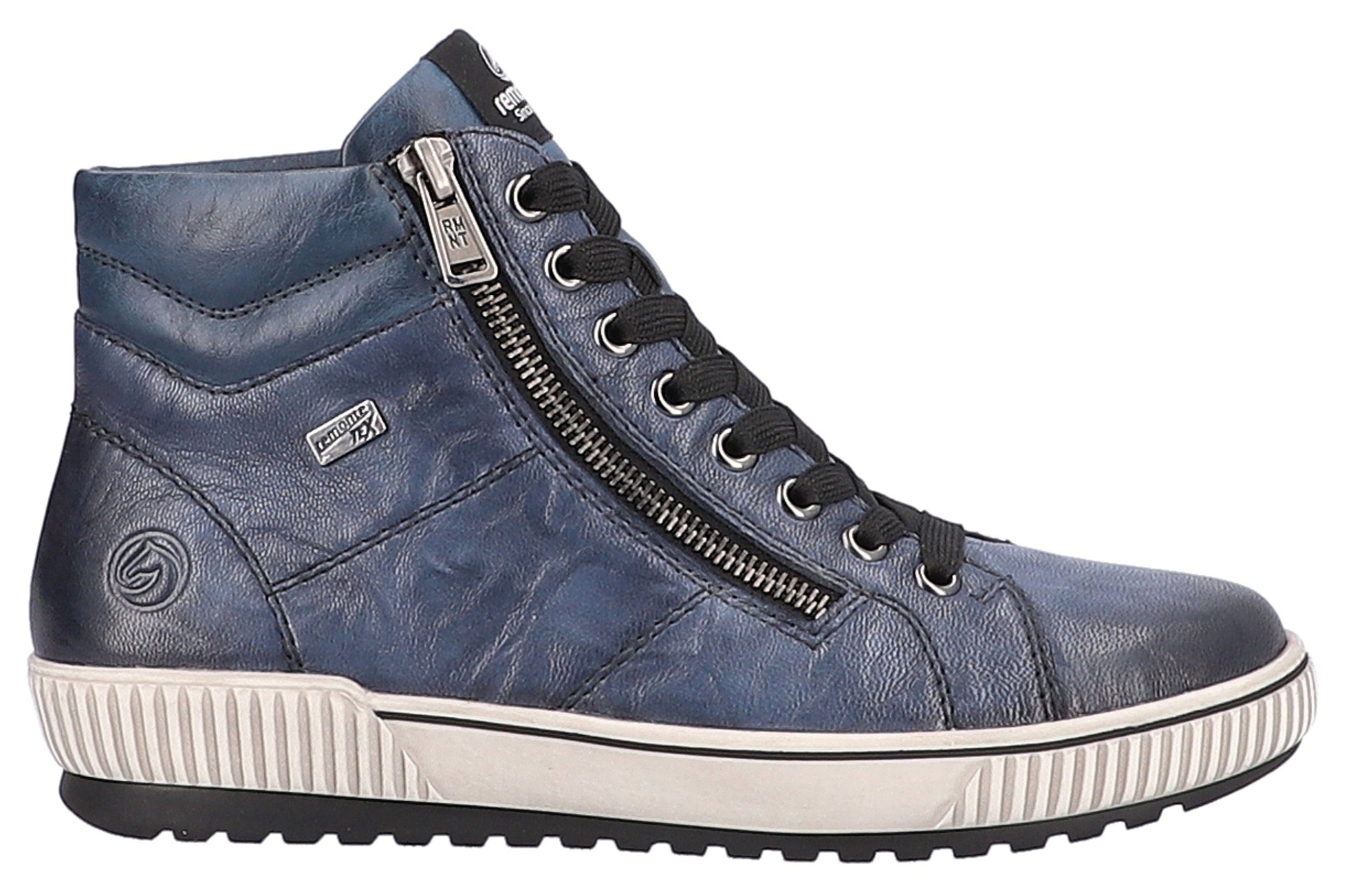 Remonte Veterschoenen platform, lace-up ankle boots, boots in crash look