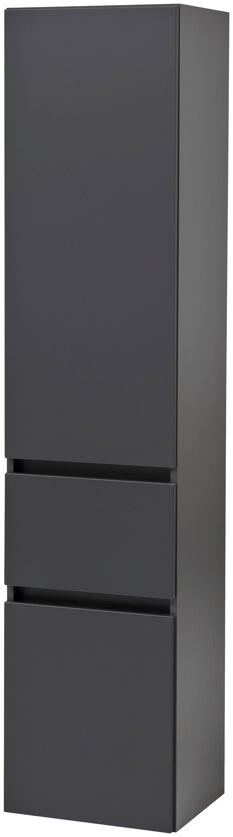 welltime Smalle kast Kaunas 40 cm breed, met laden, met soft-close functie buffetkasten grijs
