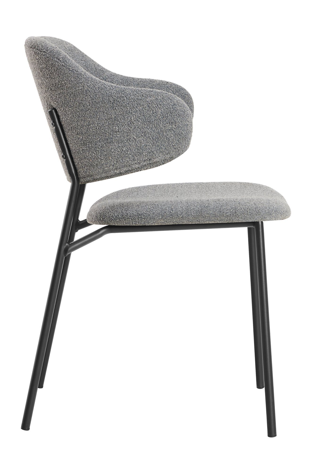 SalesFever Stoel met armleuningen met designframe en uitlopende armleuningen (set, 2 stuks)