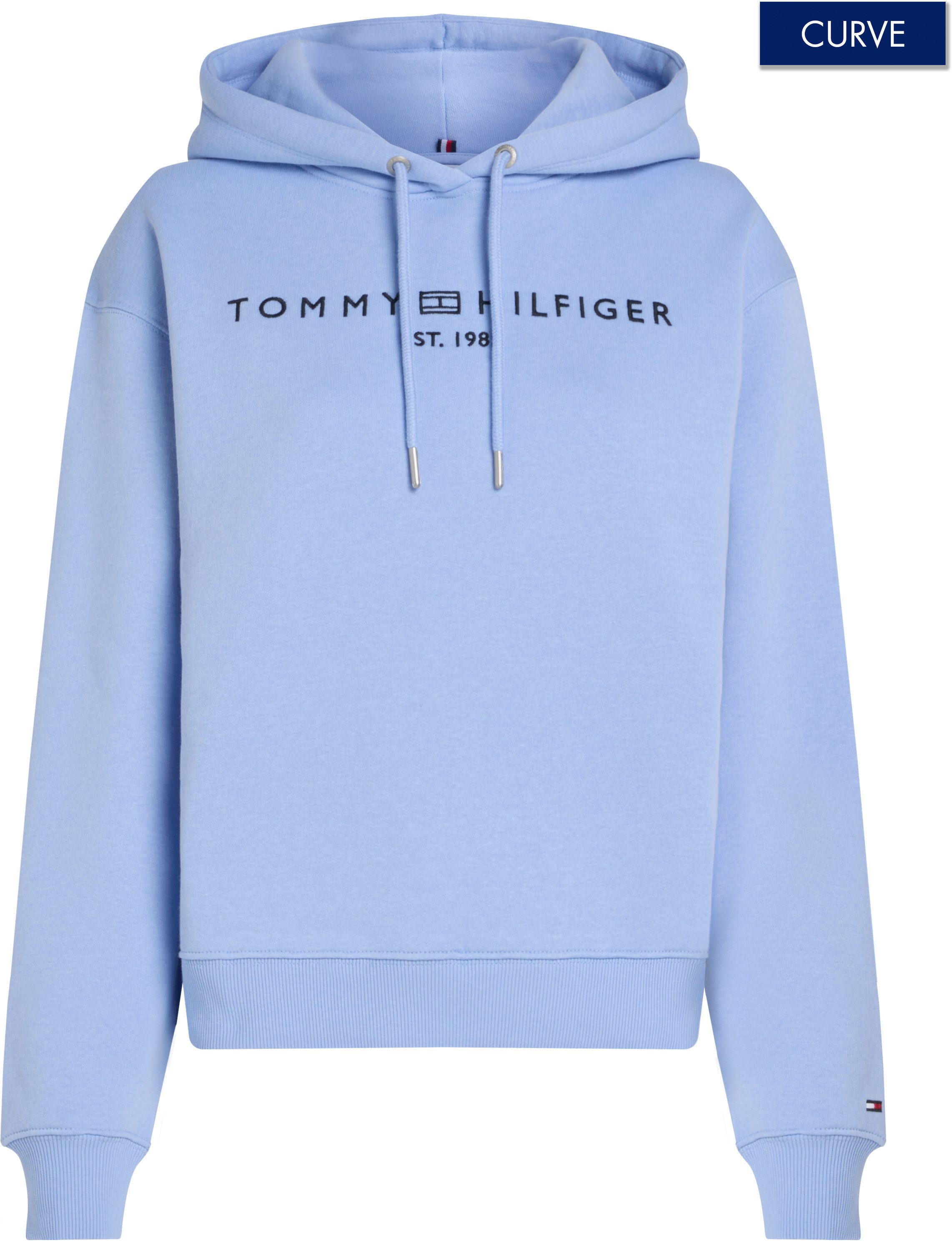 Tommy Hilfiger Curve Hoodie CRV MDRN REG CORP LOGO HOODIE