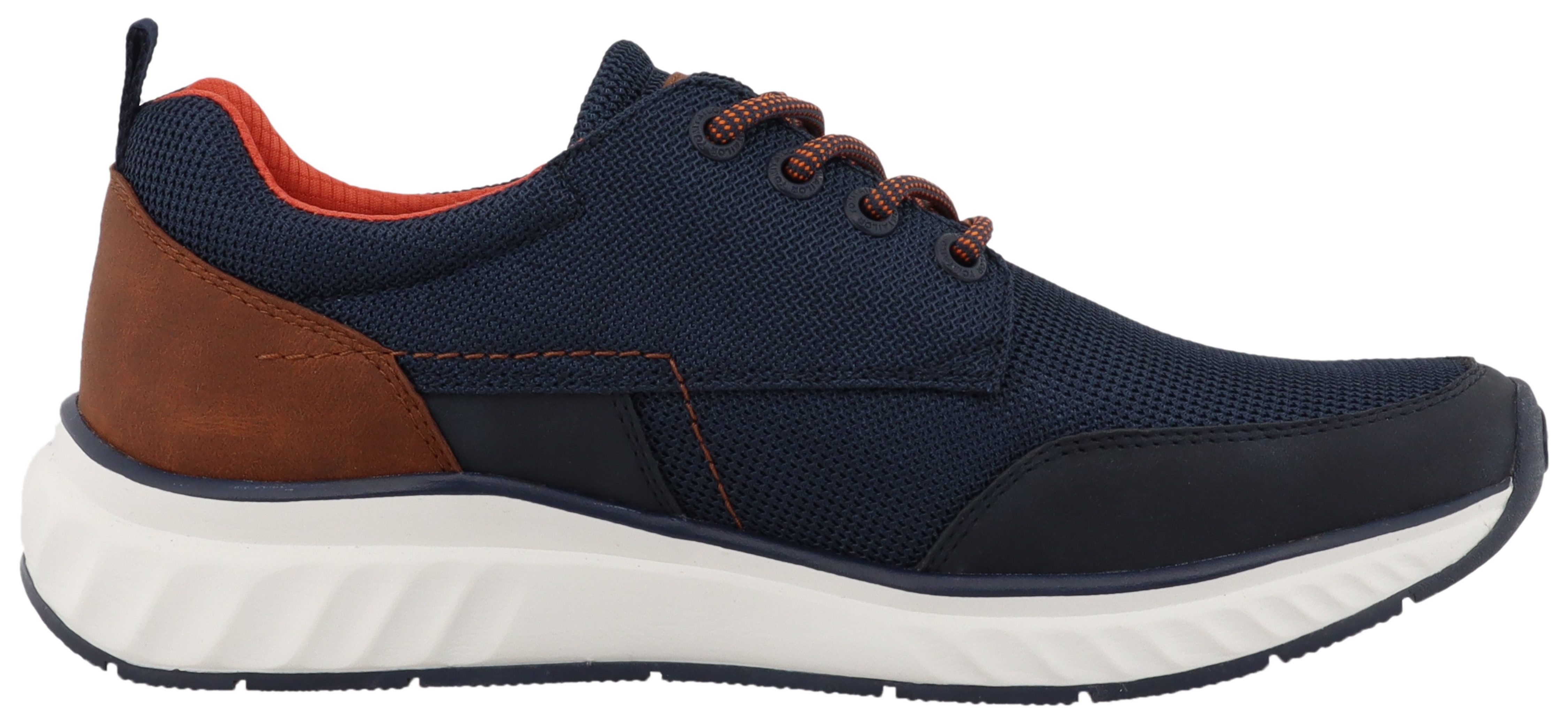 Tom Tailor Sneakers met sleehak , vrijetijdsschoen, lage schoen, veterschoen met tom tailor merklabel