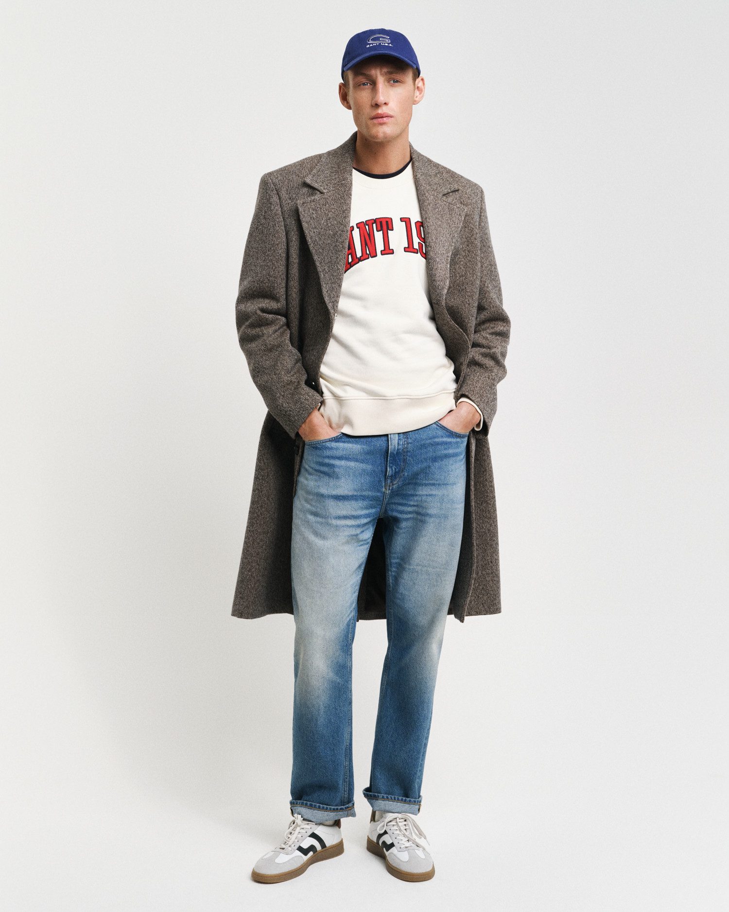 Gant Sweatshirt COLORBLOCK SLEEVE CNECK Color Blocked details unisex