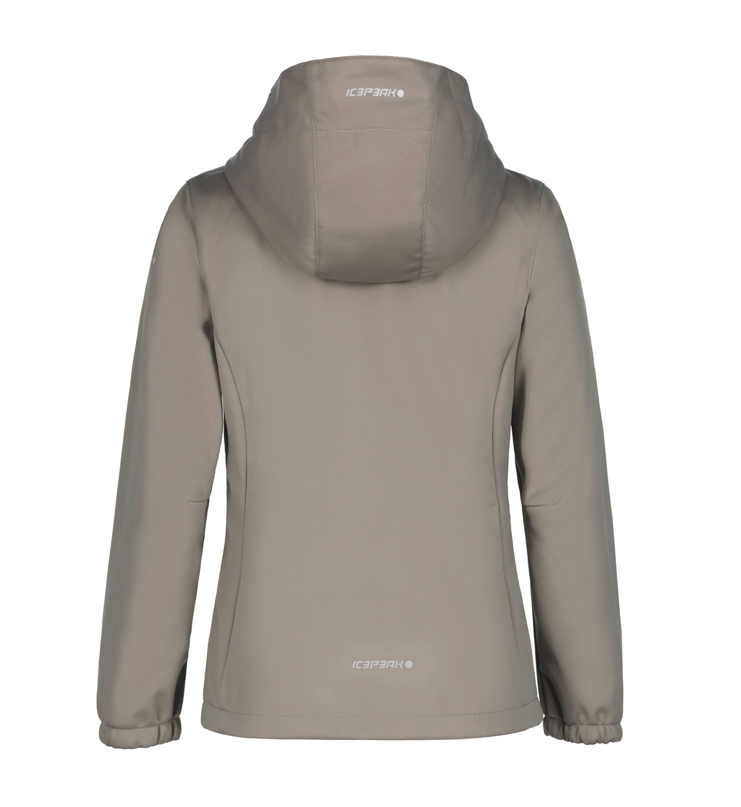 Icepeak Softshell-jack KULM JR met modieuze logo-opschriften (1 stuk)