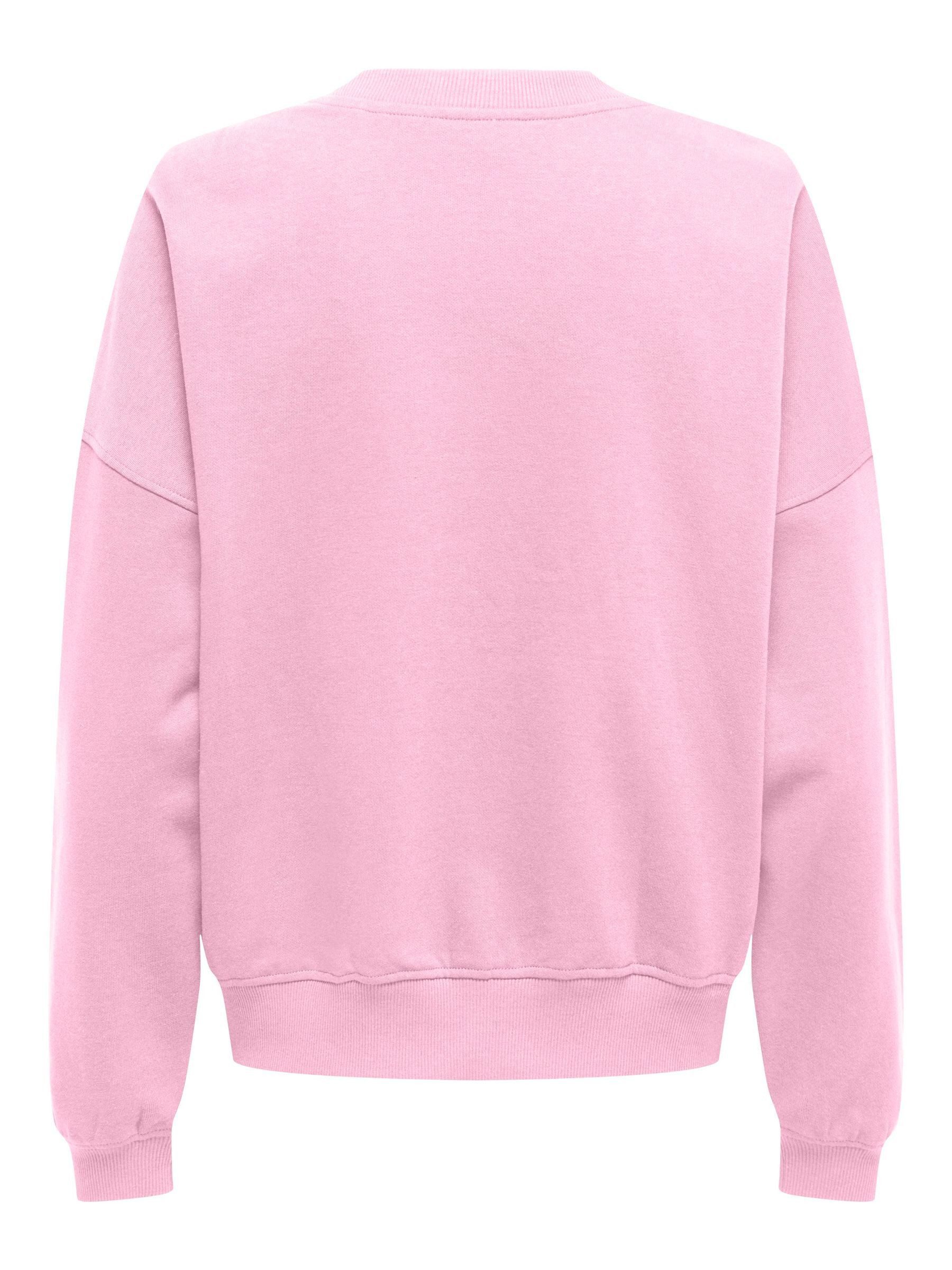 JDY Sweatshirt JDYMESA L/S O-NECK EMB SWEAT JRS NOOS