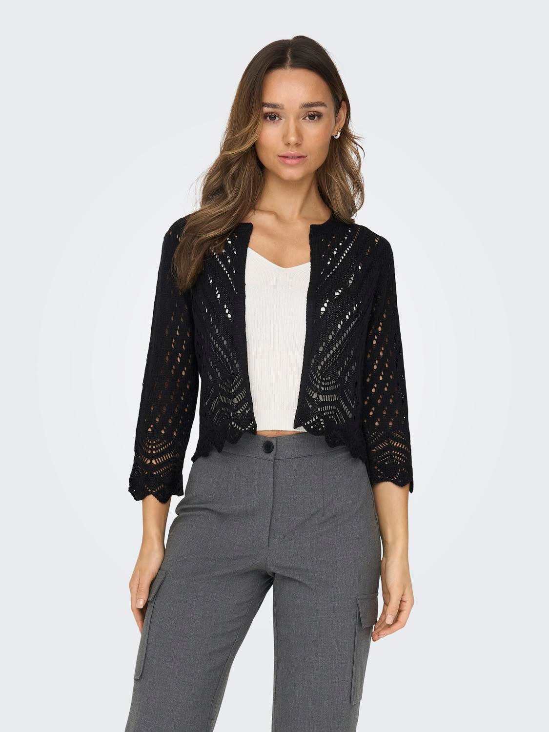 JDY Vest JDYSUN 3/4 CROPPED CARDIGAN KNT NOOS