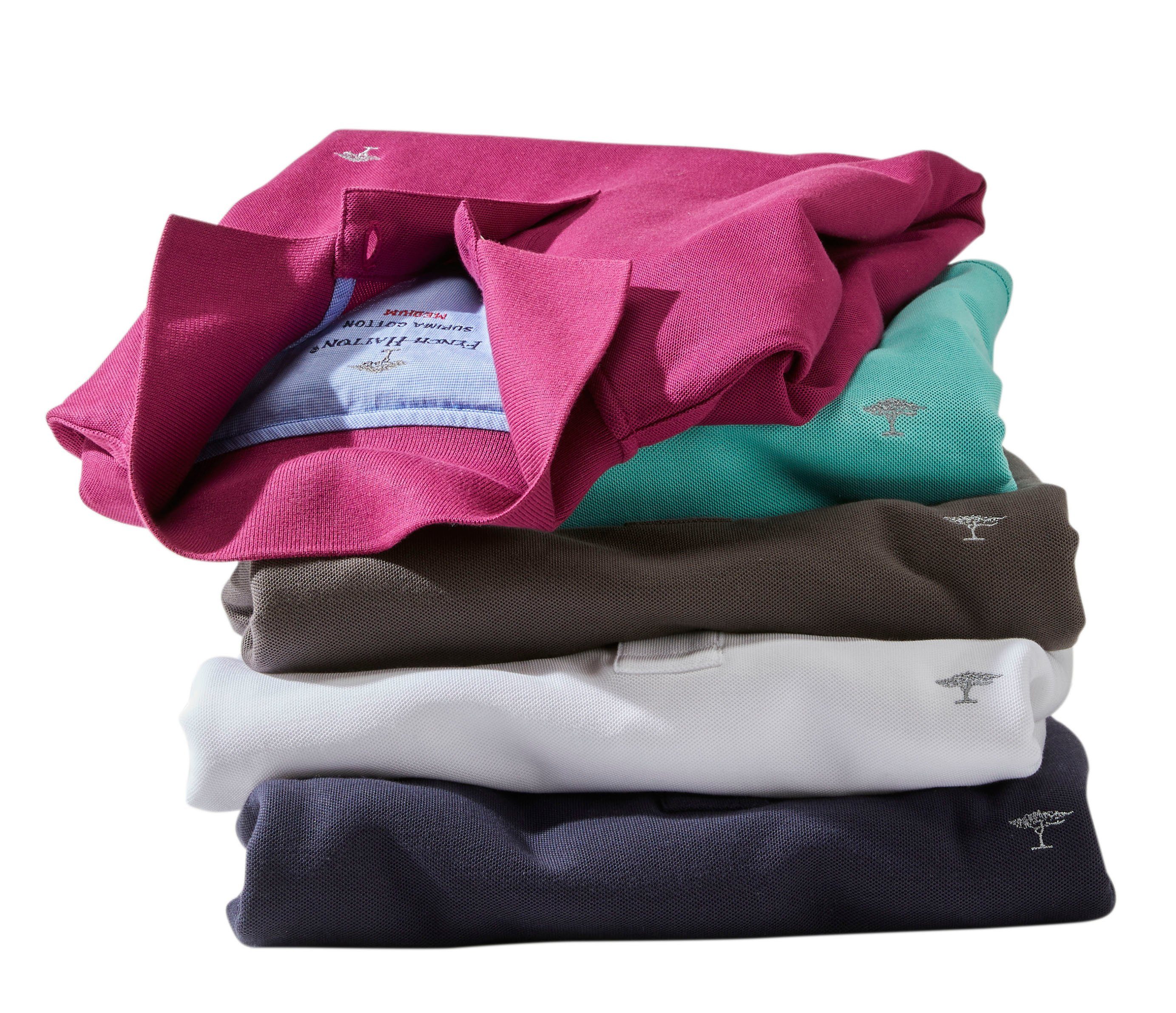 FYNCH-HATTON Poloshirt FYNCH-HATTON poloshirt met korte mouwen (1-delig)