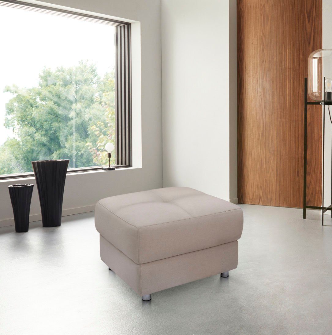 Places of Style Hocker PARELI met comfortabele binnenvering en bergruimte