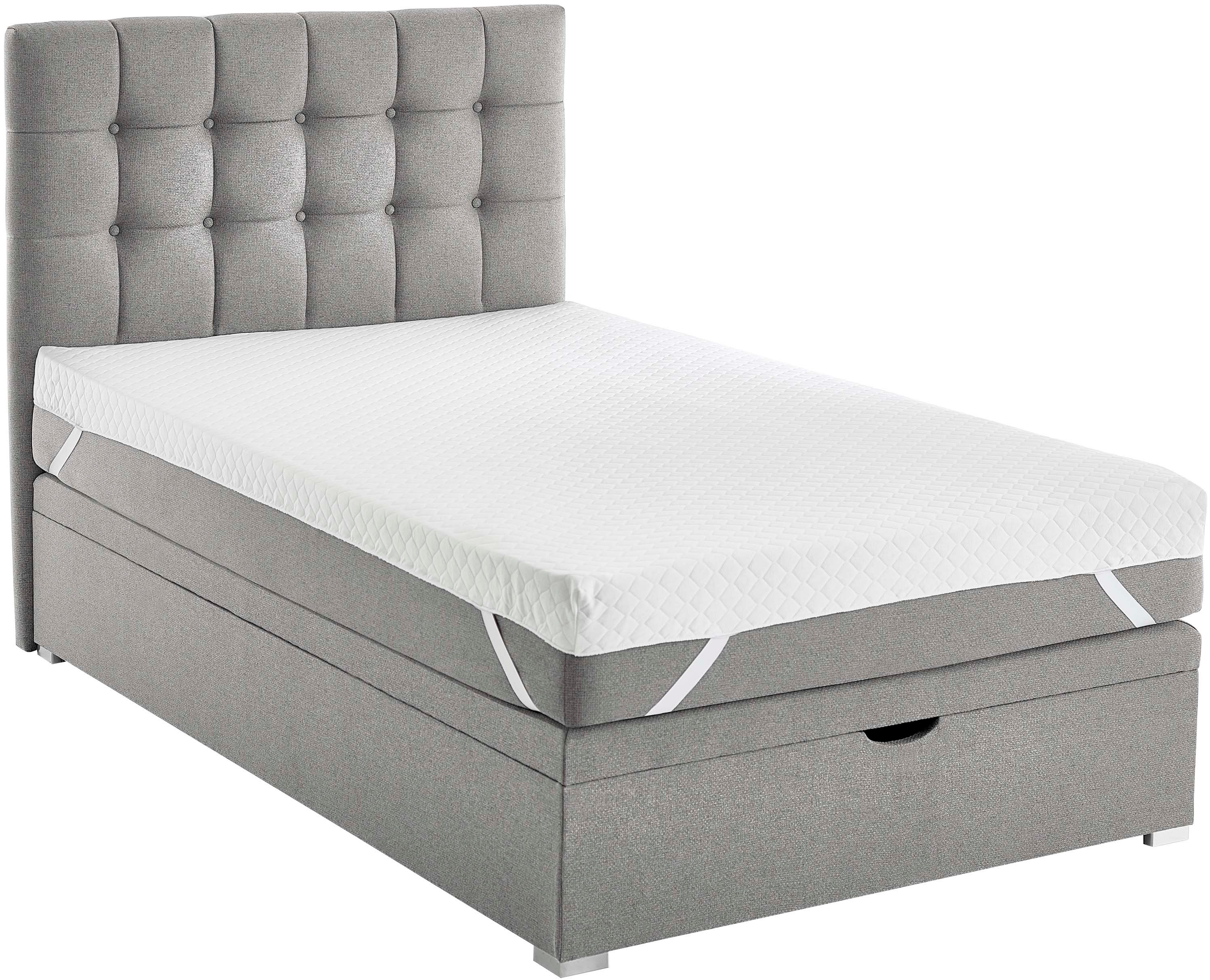 ATLANTIC home collection Boxspring Riona, uitbreidbaar naar een dubbel- en familiebad keuze uit 120x200cm pocketveringmatras of zonder matras