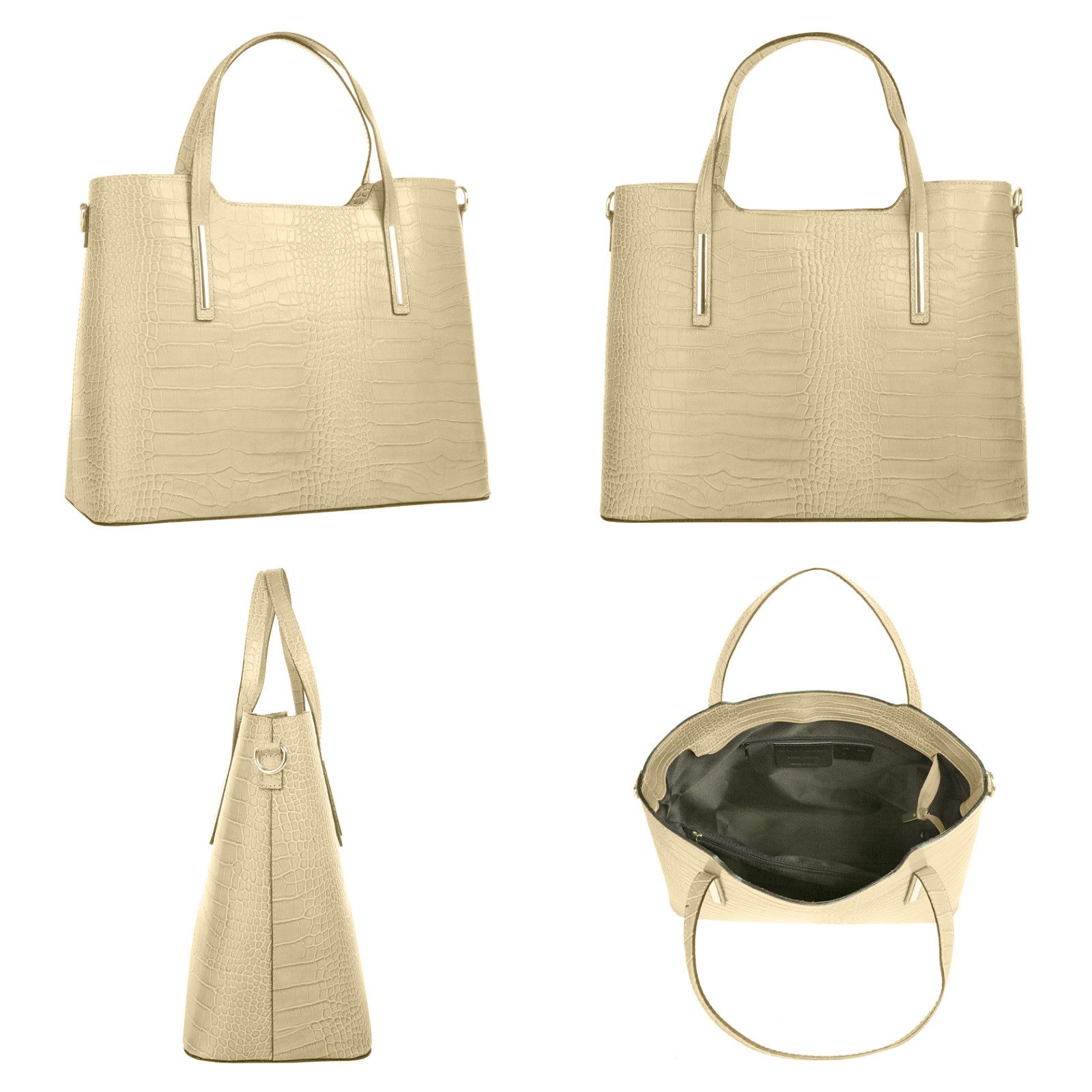 Cluty Tas echt leer, made in italy