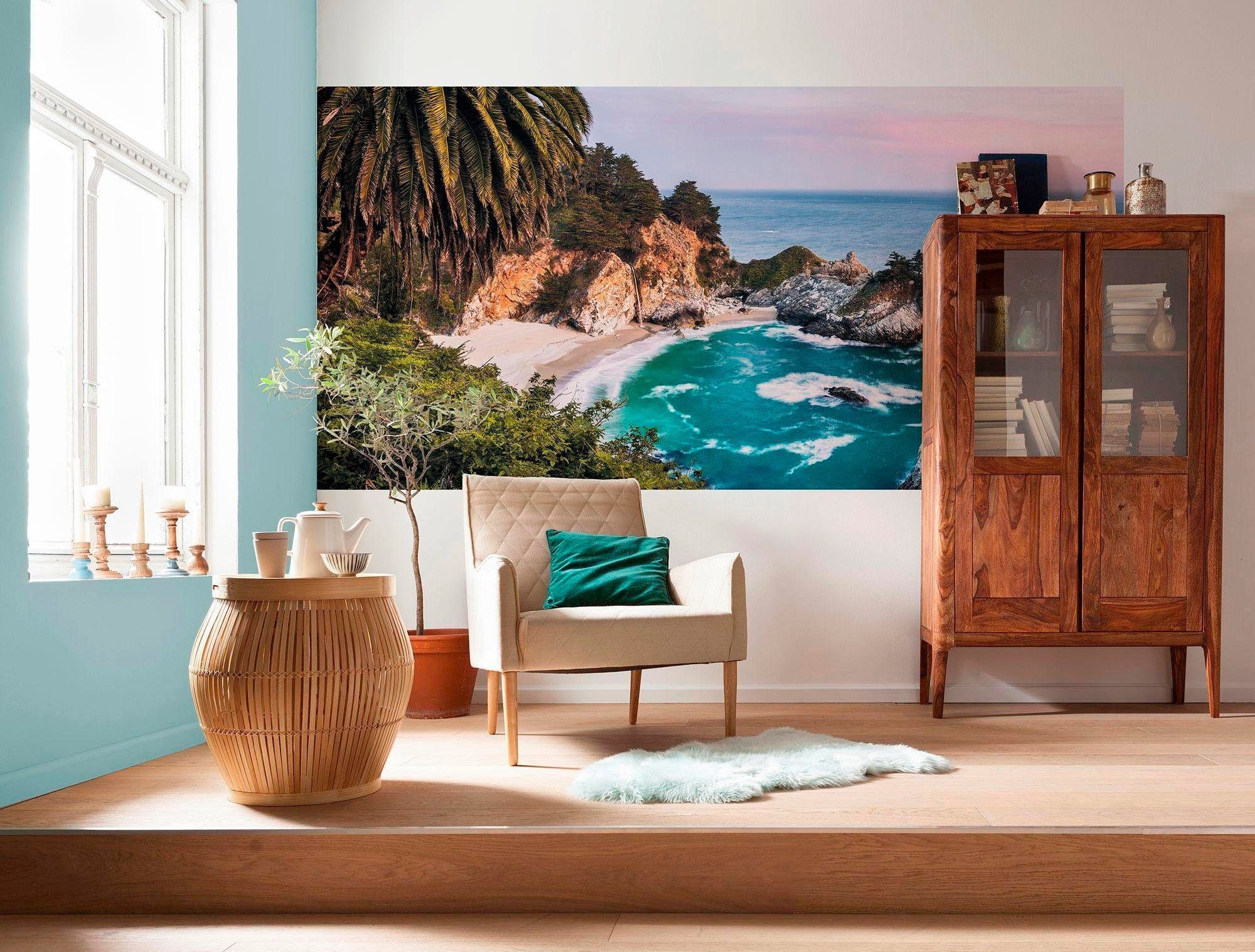 Komar Vliesbehang Digitale print vlies - Paradise Falls - Afmeting 200 x 100 cm (1 stuk)