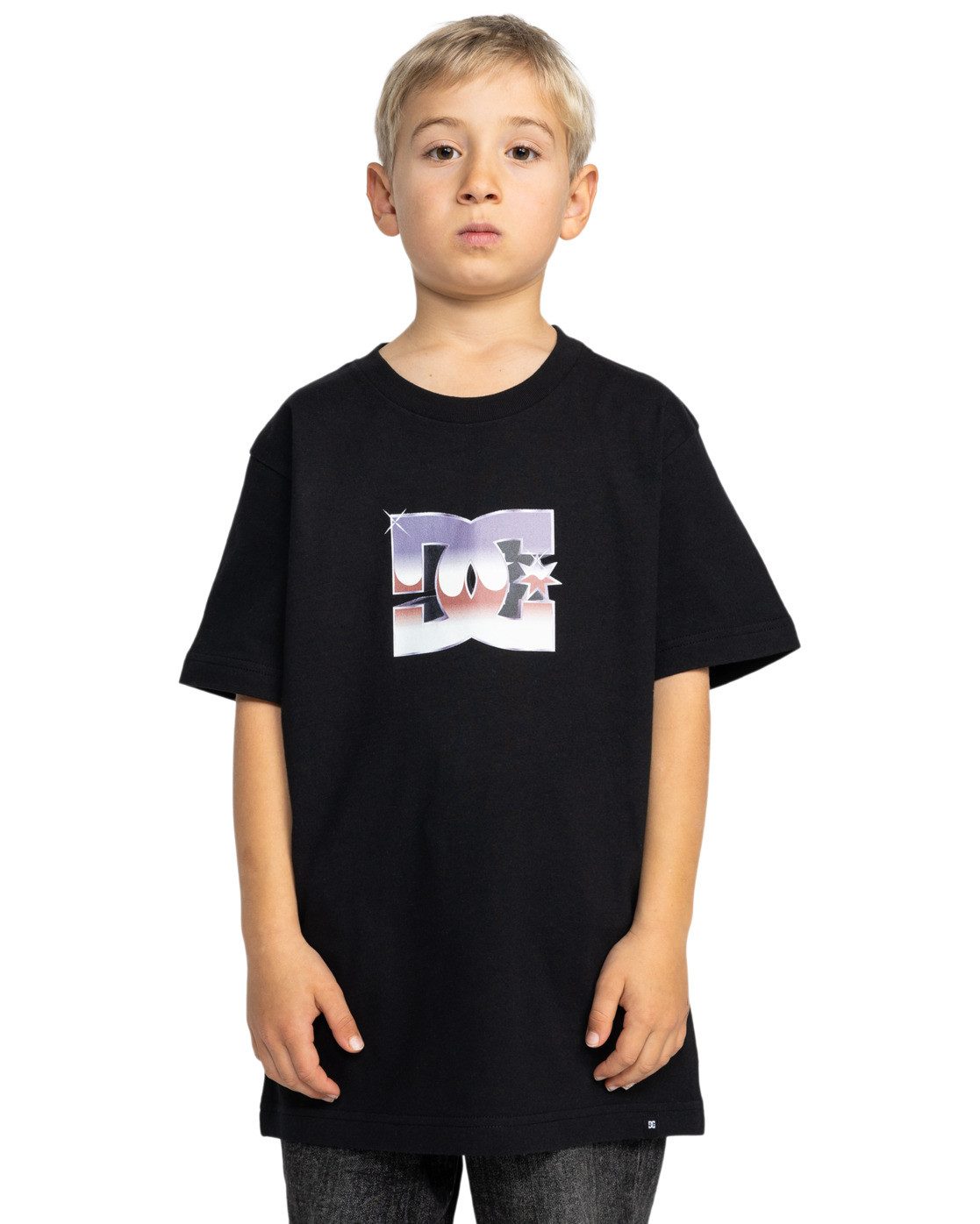 DC Shoes Shirttop Metallic Star heren shirts maat 10(140-148cm) zwart