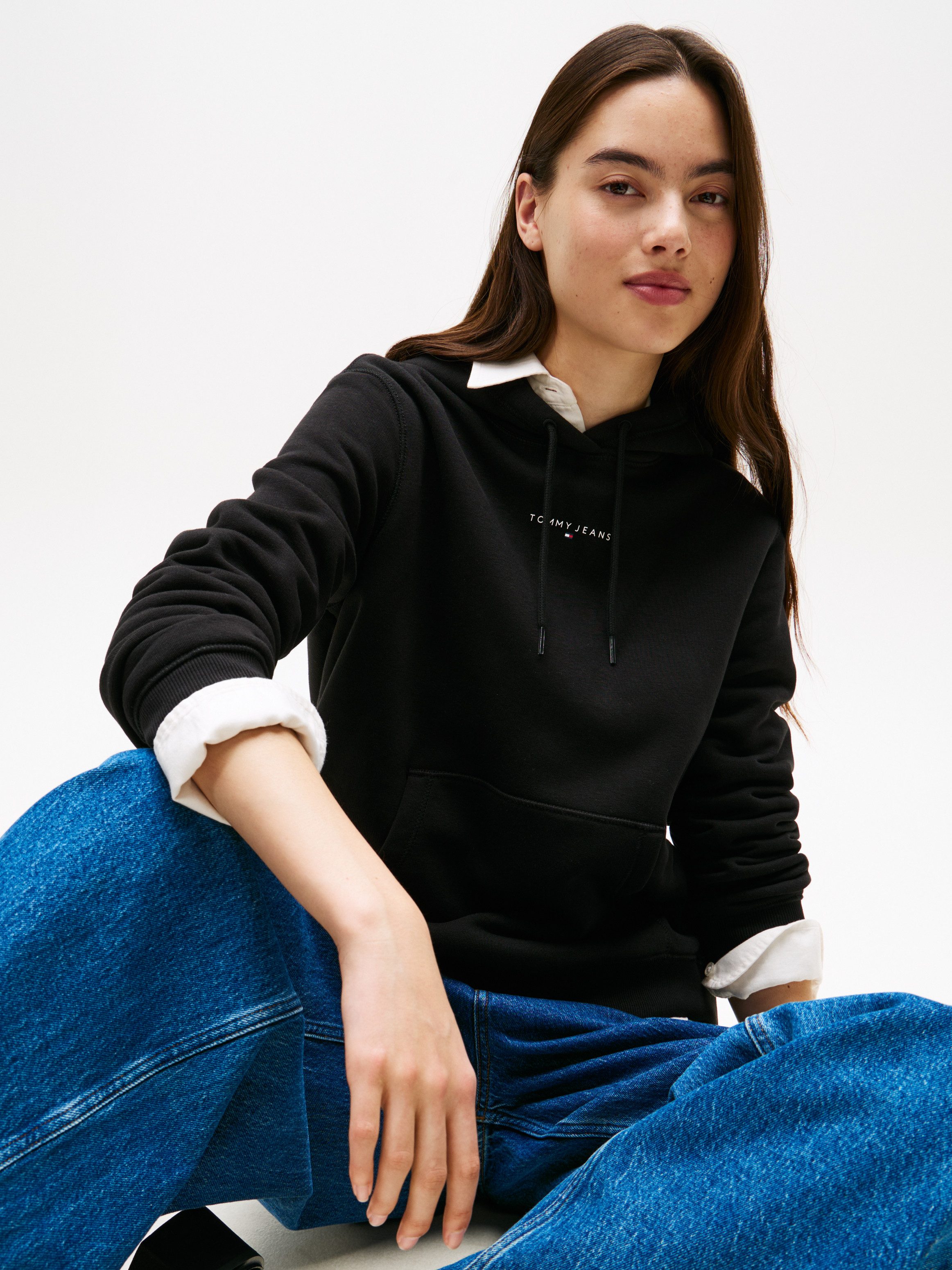 TOMMY JEANS Hoodie TJW REG LINEAR HOODIE EXT