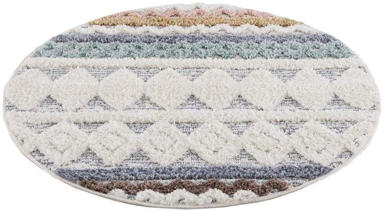 Carpet City Hoogpolig vloerkleed Focus 3013 Boho-tapijt, hoog-laag patroon / 3D-effect, voor woonkamer, slaapkamer