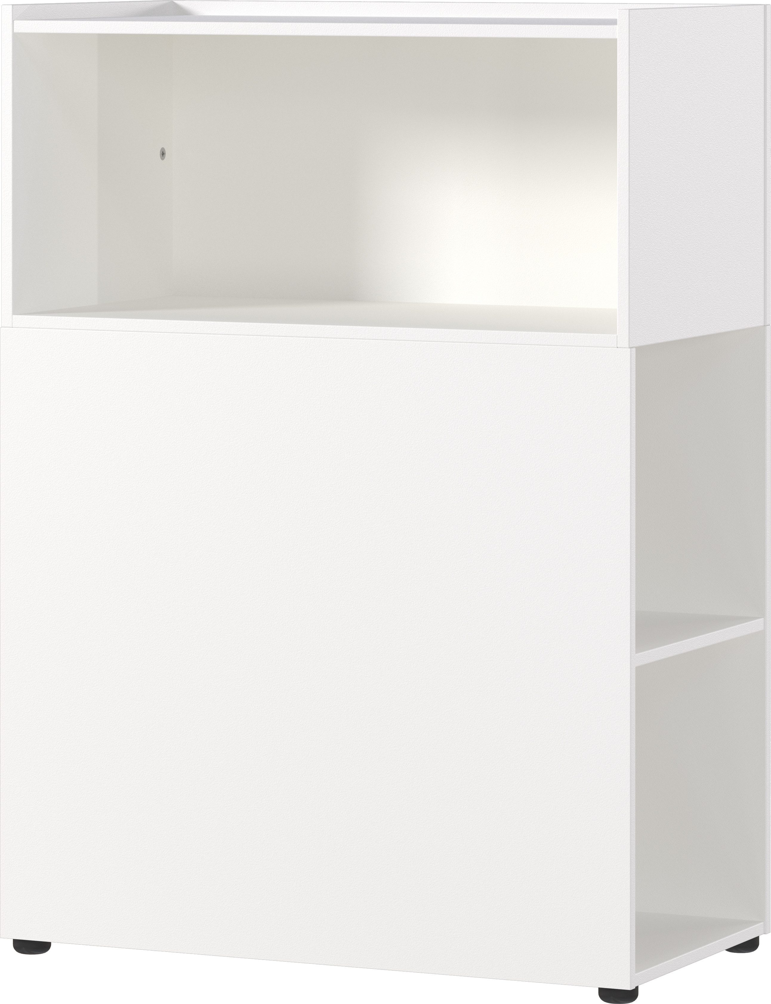 GERMANIA Kantoormeubelset Milaan incl. bureau, kastje op wieltjes en roomdivider (3-delig)