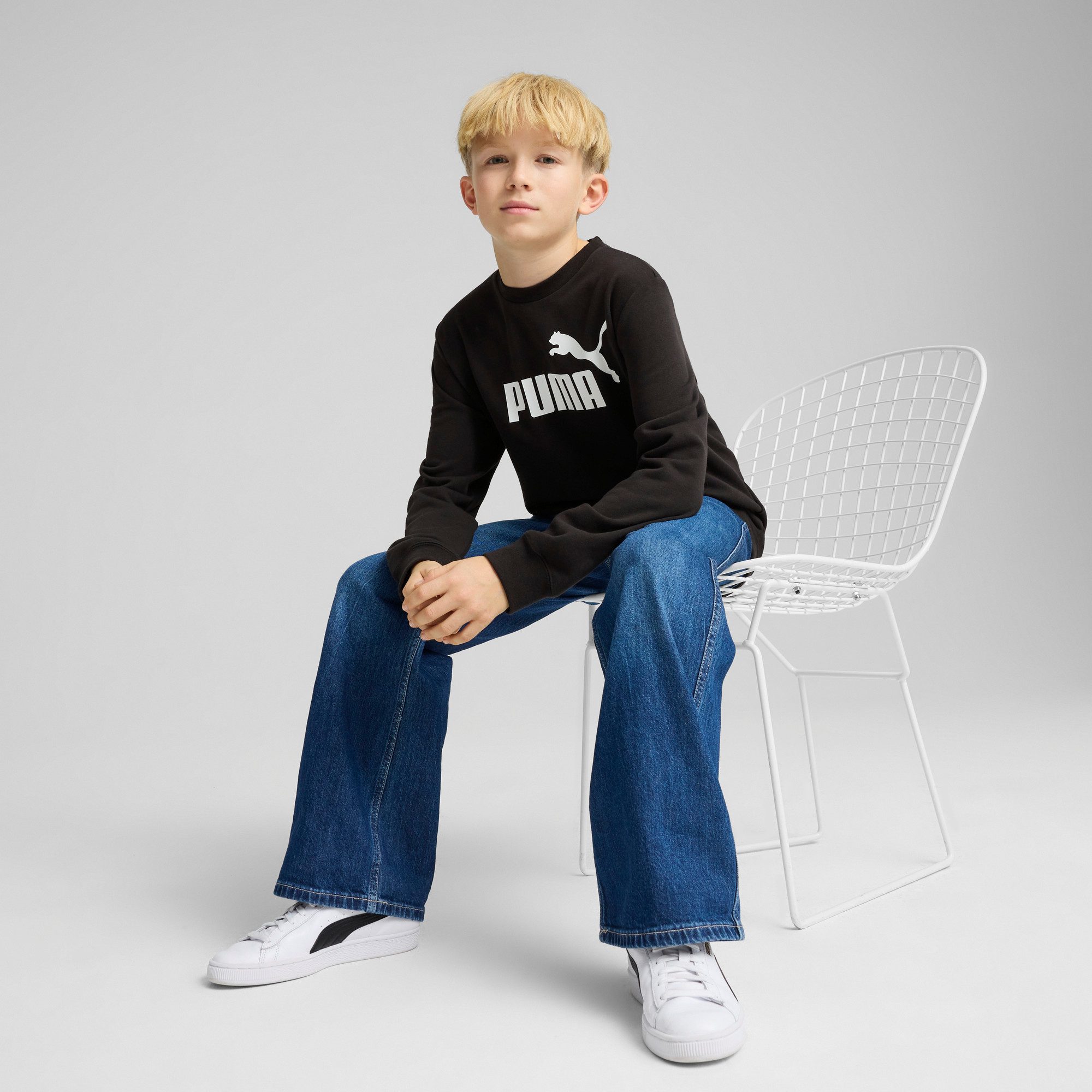 PUMA Sweatshirt ESS NO. 1 LOGO CREW TR B