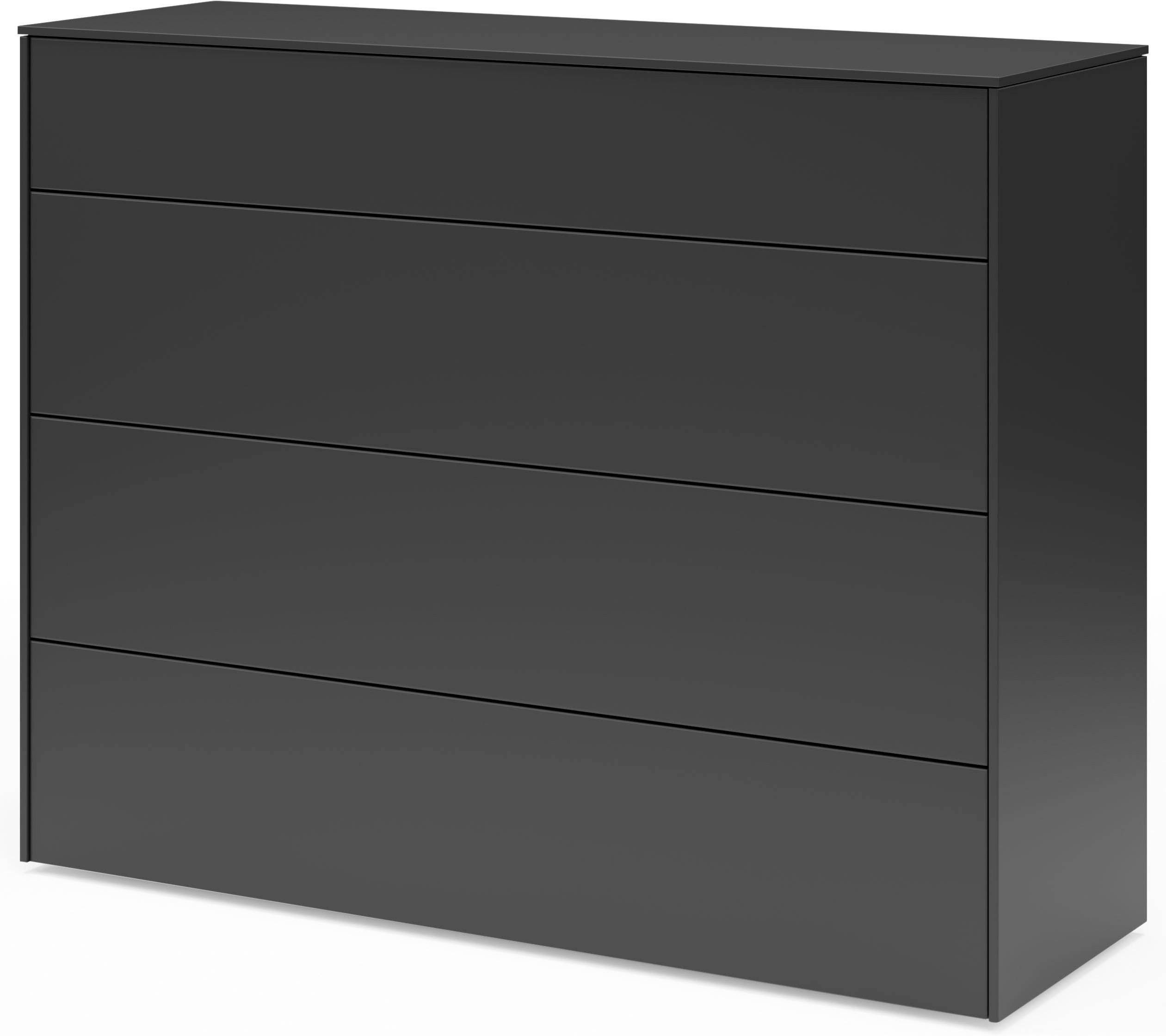 set one by Musterring Kast Riverside Grifflos met push-to-open functie, in 2 kleuren verkrijgbaar
