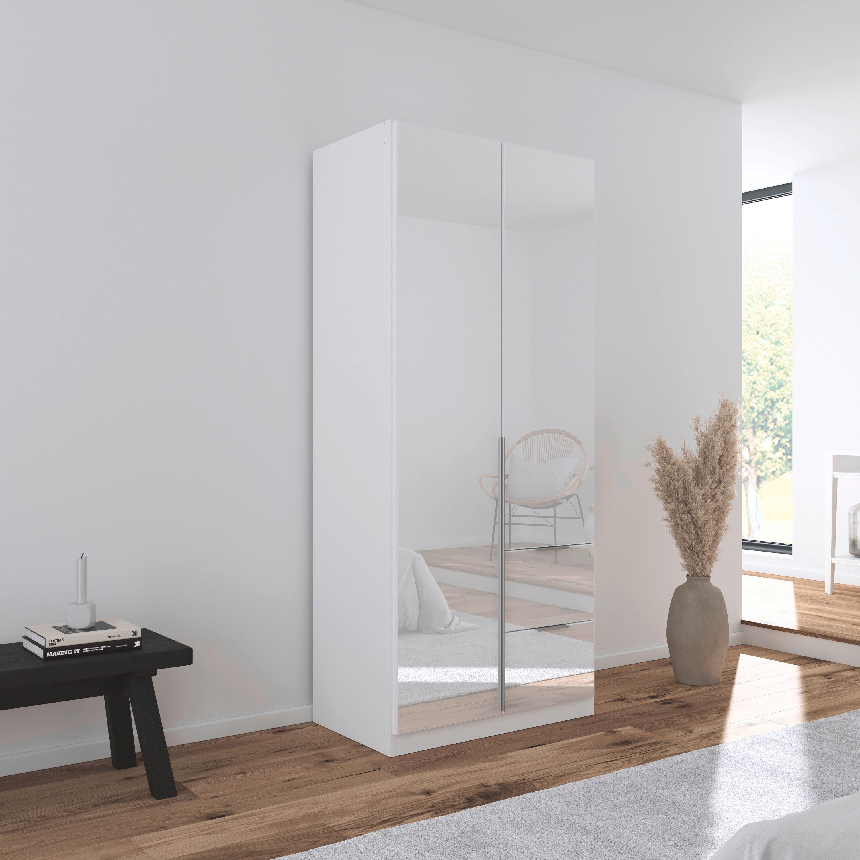 rauch Draaideurkast Kledingkasten kast garderobe AGORDO met glazen front