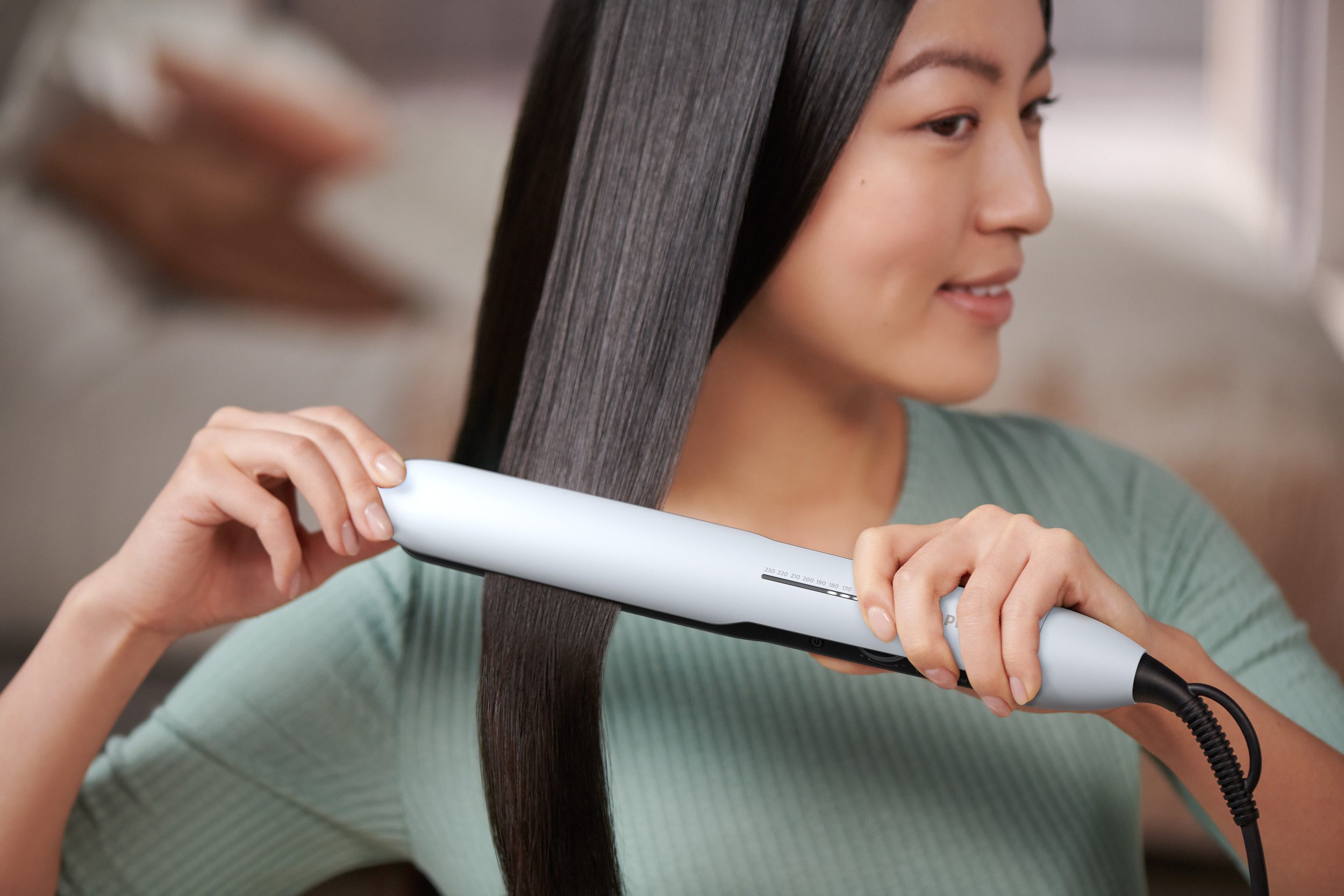 Philips Straightener Series 5000 BHS520/00 met thermoshield technologie, ionisatie functie, 12 instellingen