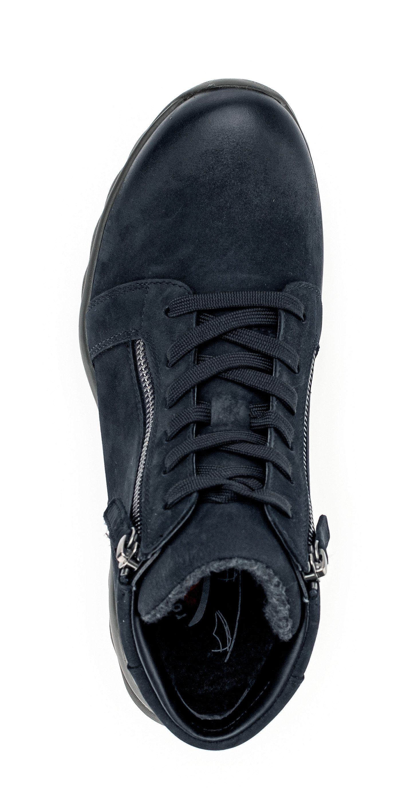 Gabor Rollingsoft Hoge veterschoenen met geprofileerde rubberzool