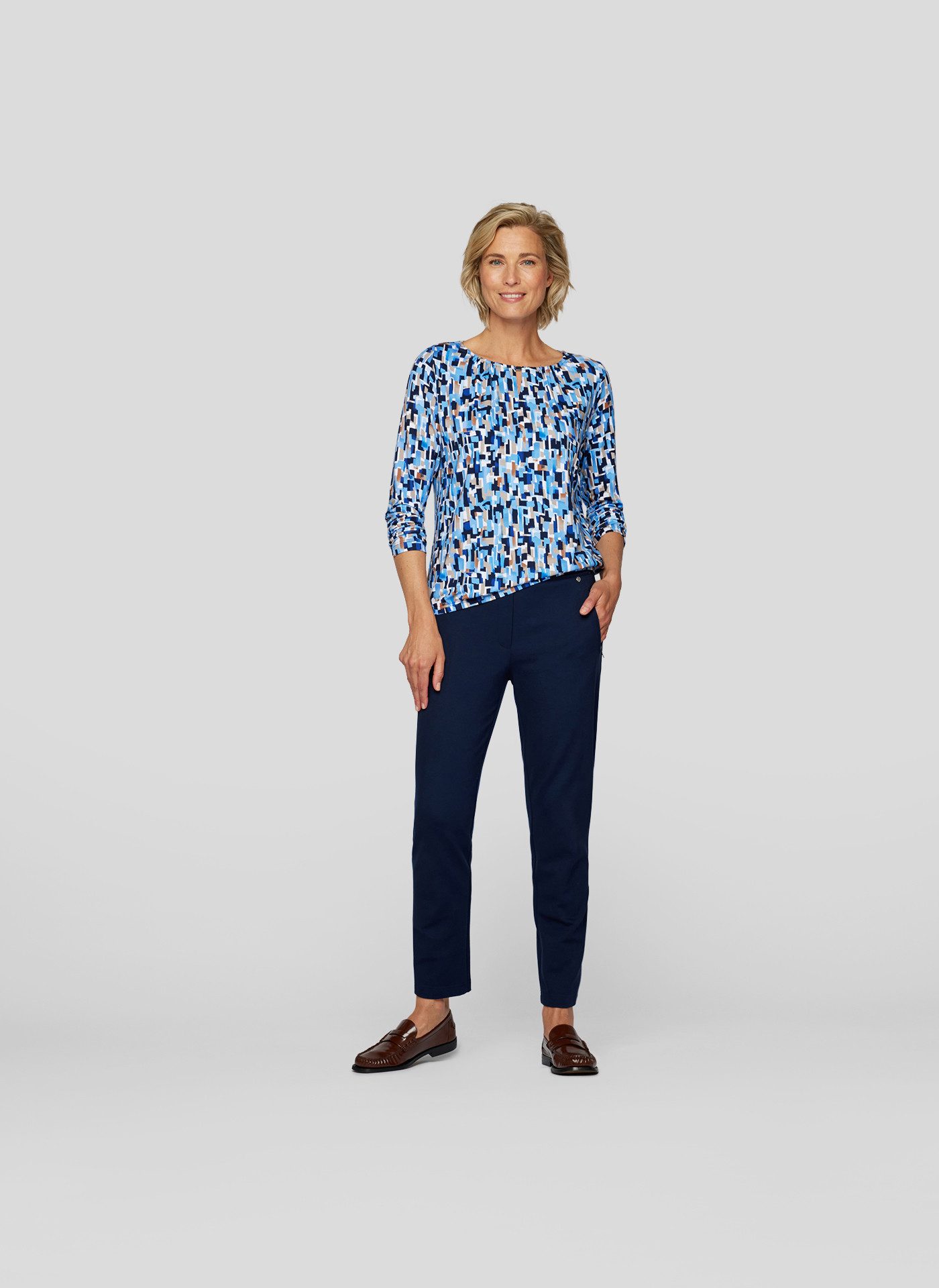 Rabe Shirt met lange mouwen met grafisch patroon