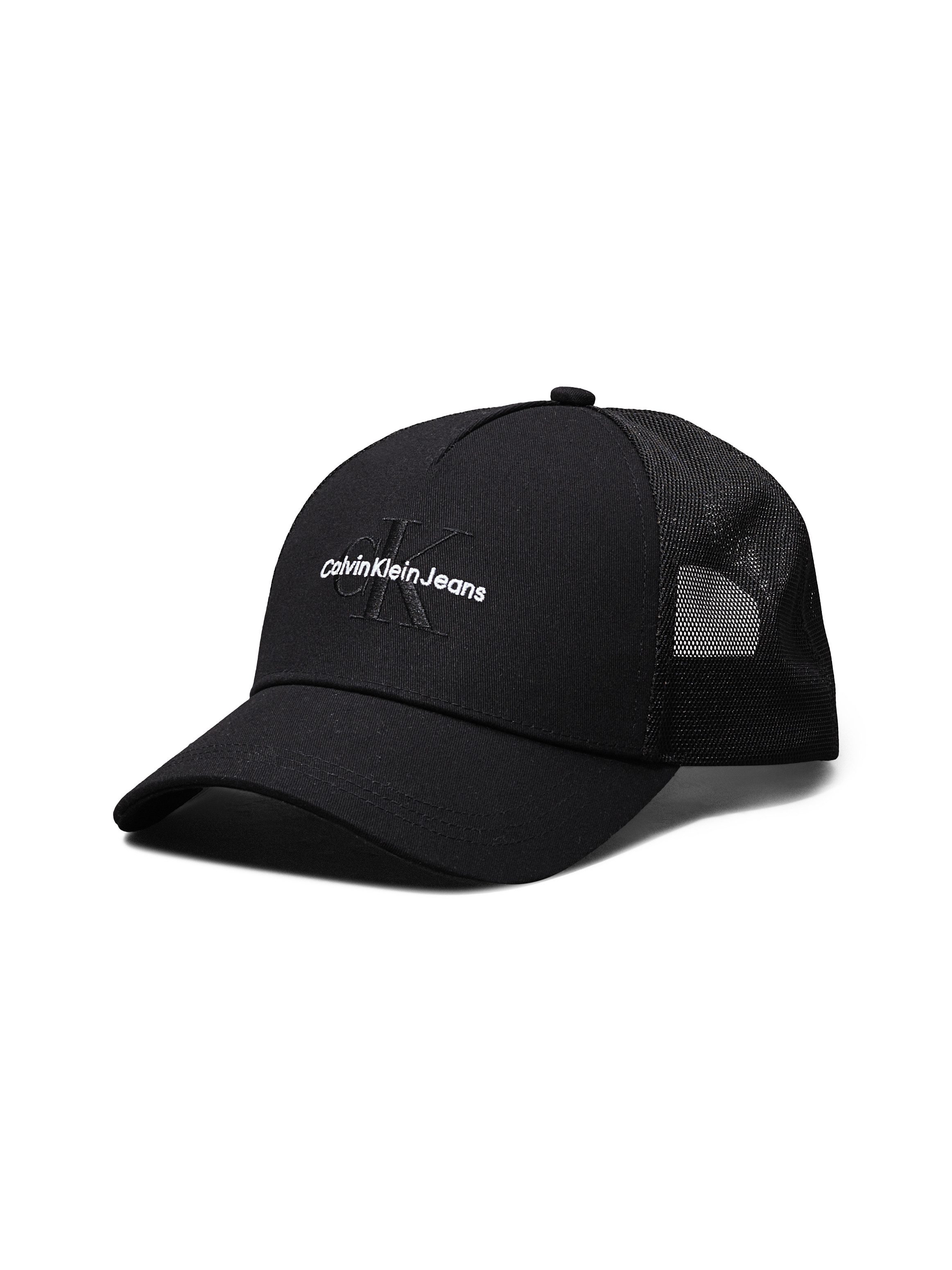 Calvin Klein Truckerpet MONO LOGO EMBRO TRUCKER HAT