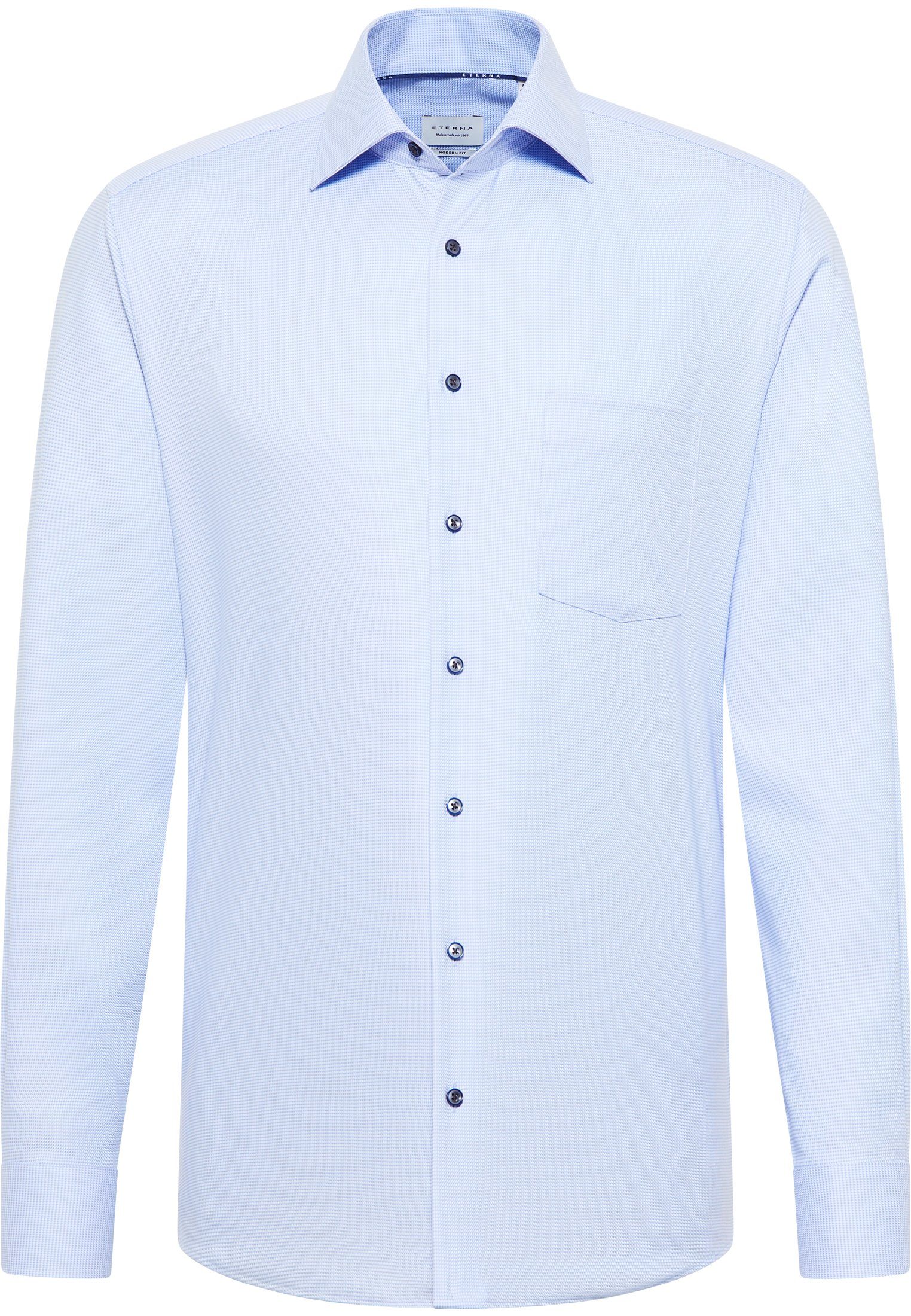 Eterna Overhemd met lange mouwen MODERN FIT NON IRON (strijkvrij)