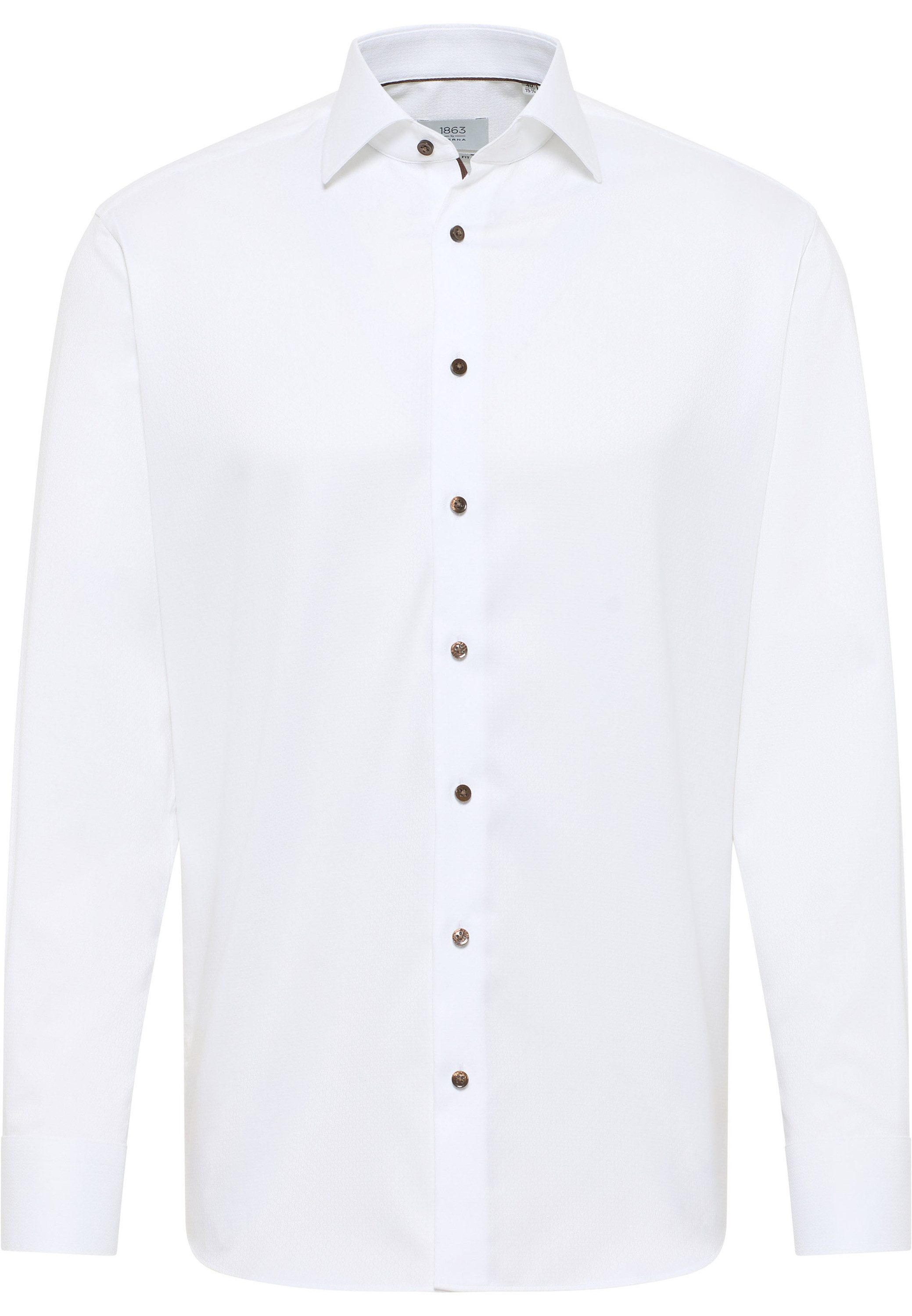 Eterna Overhemd met lange mouwen MODERN FIT NON IRON (strijkvrij)
