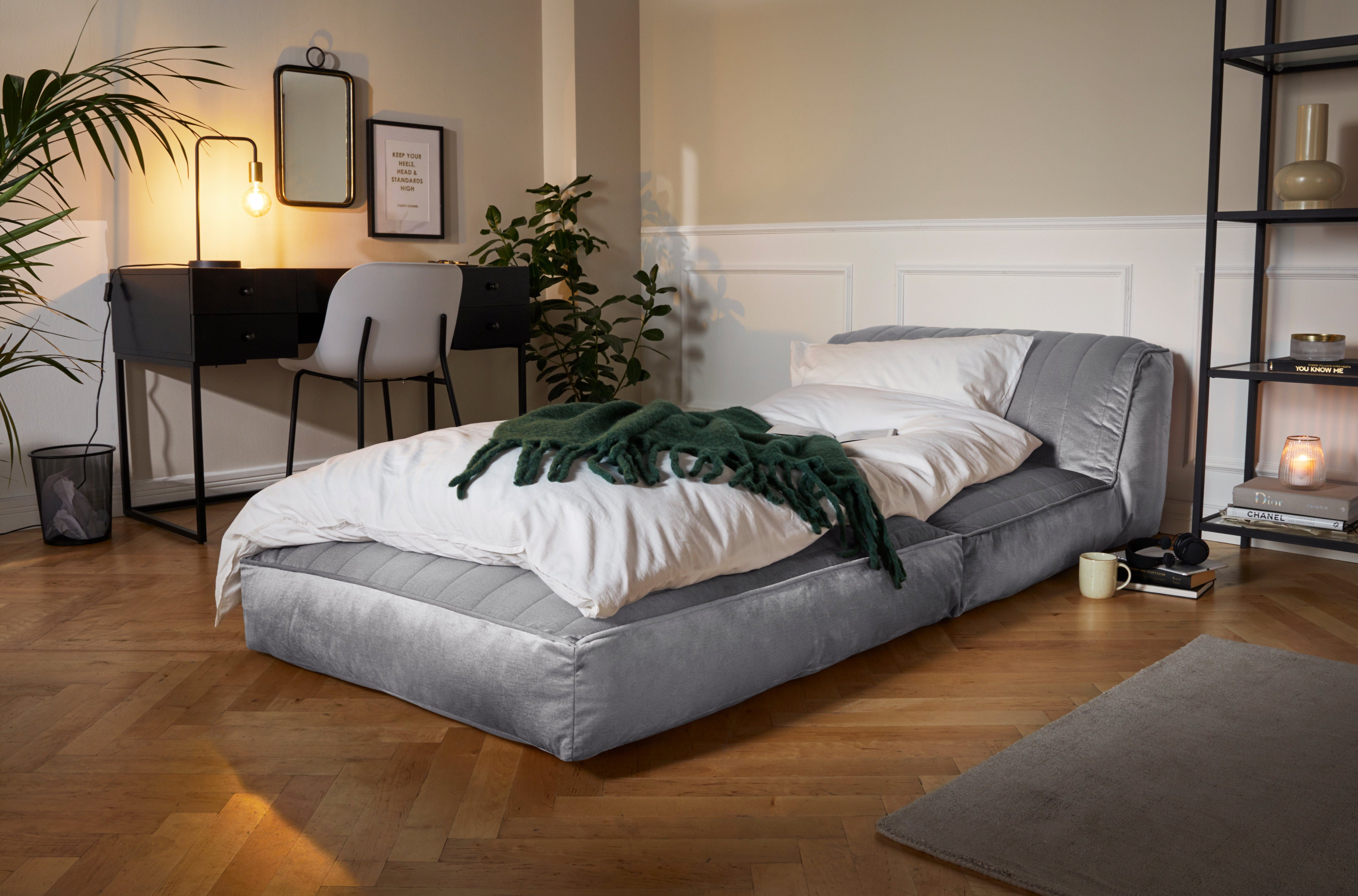 Leonique Relaxfauteuil POLLY Loungestoel met slaapfunctie, perfect als logeerbed, divan