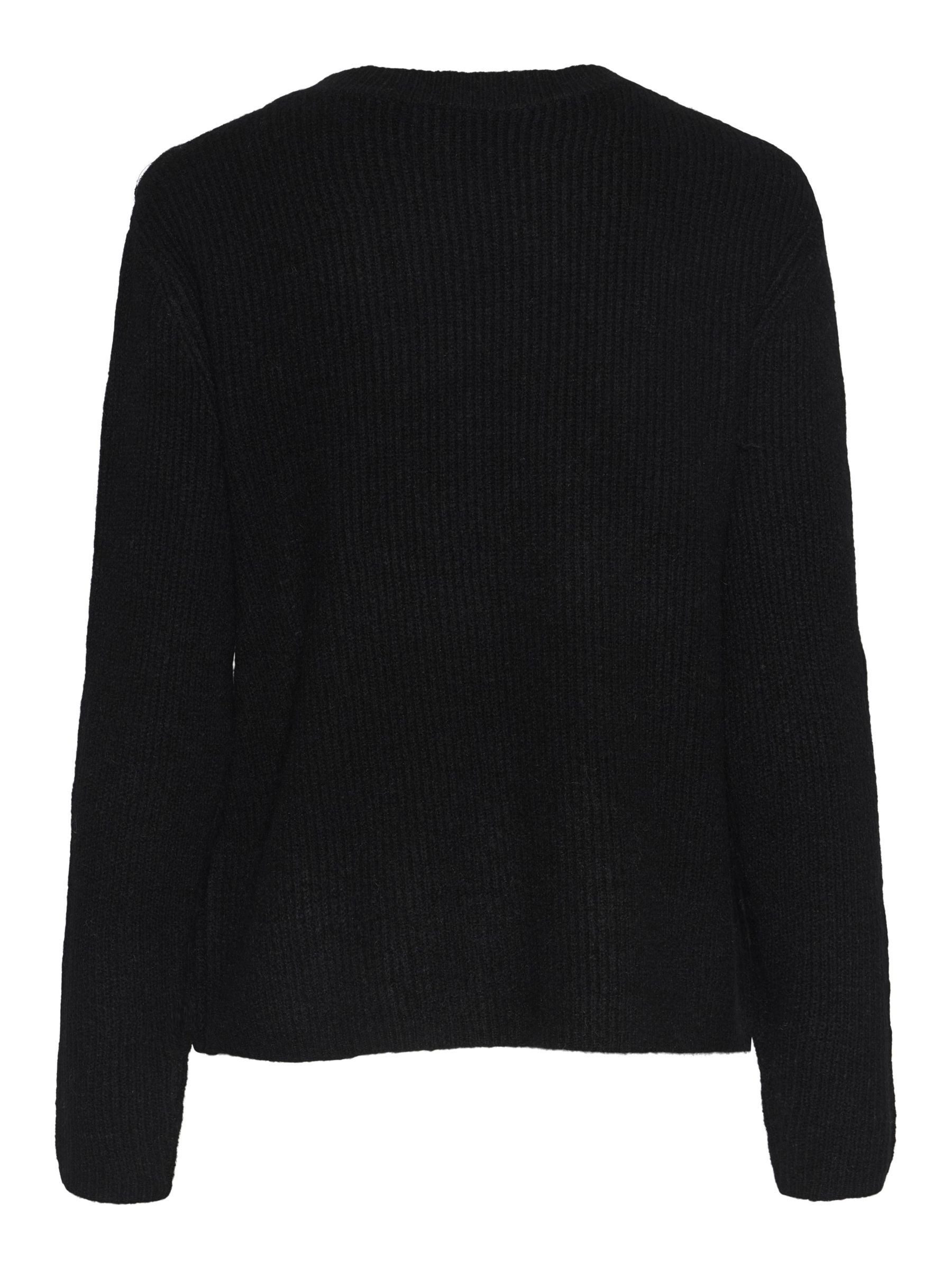 pieces Vest PCSILLY LS REV TIE KNIT NOOS BC