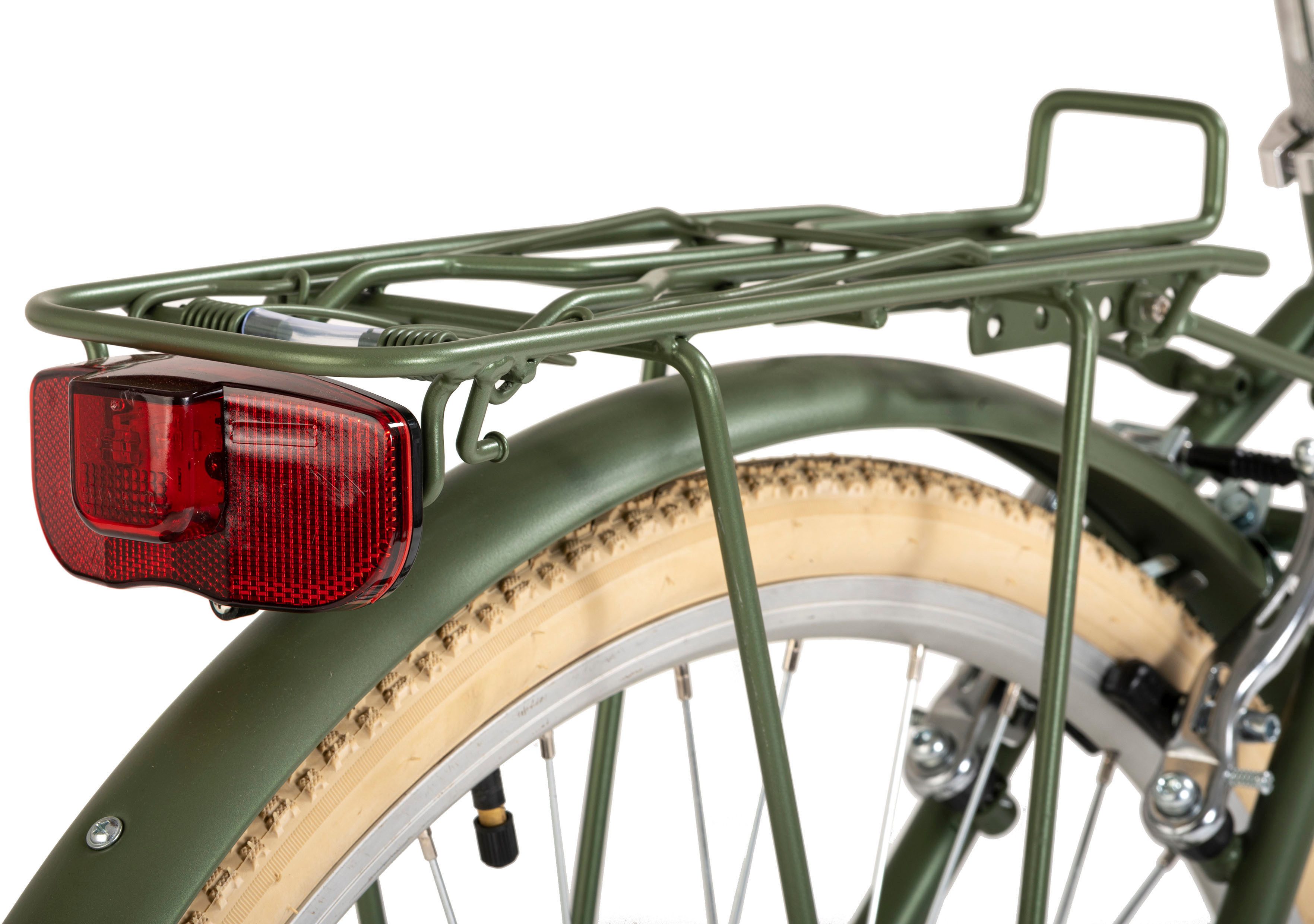 Dacapo Citybike Damesfiets 28'' Toscana groen Oregano 6 versnellingen RH 48 cm