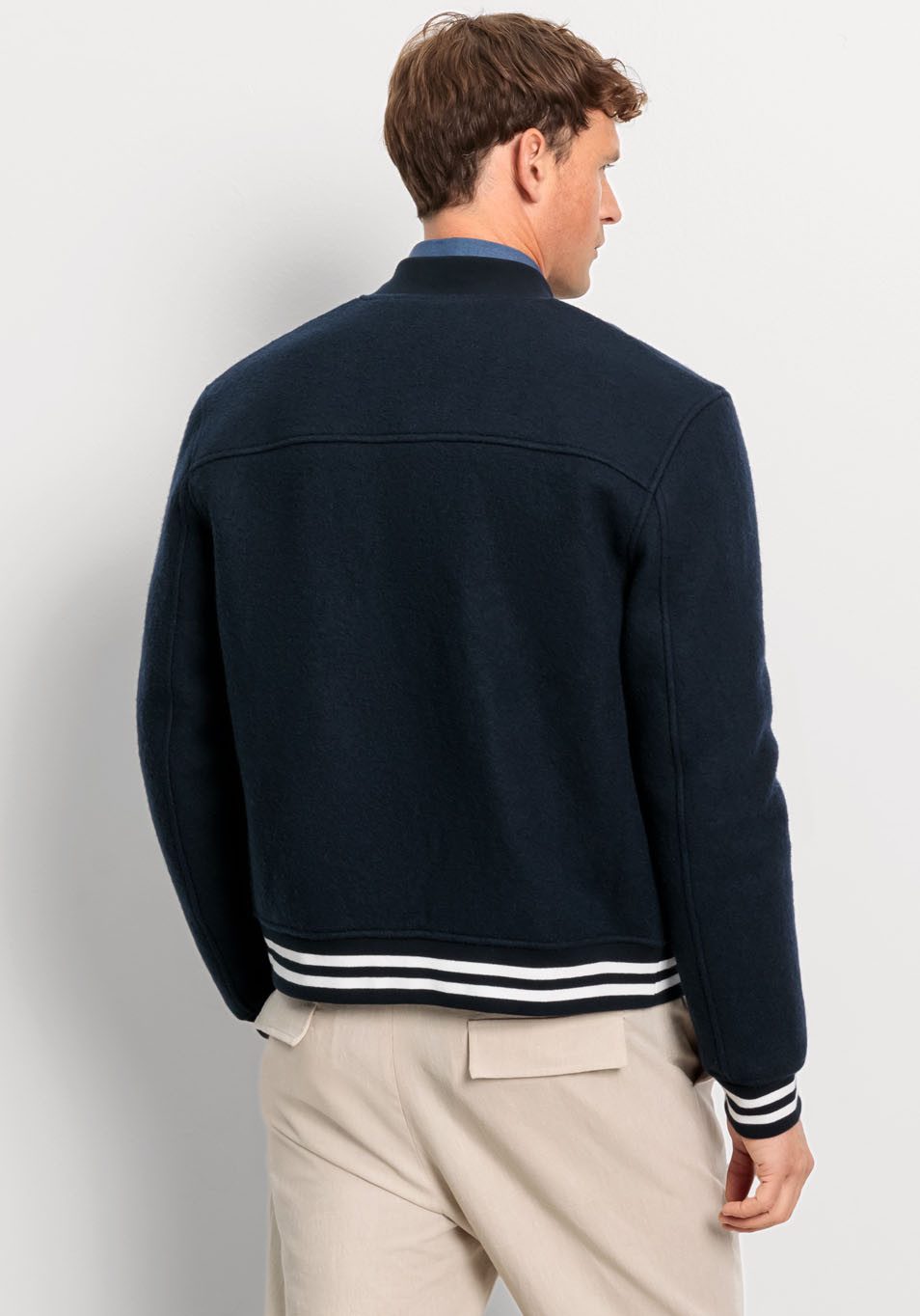 OLYMP Jack in collegestijl OLYMP geweven casual in trendy preppy-look