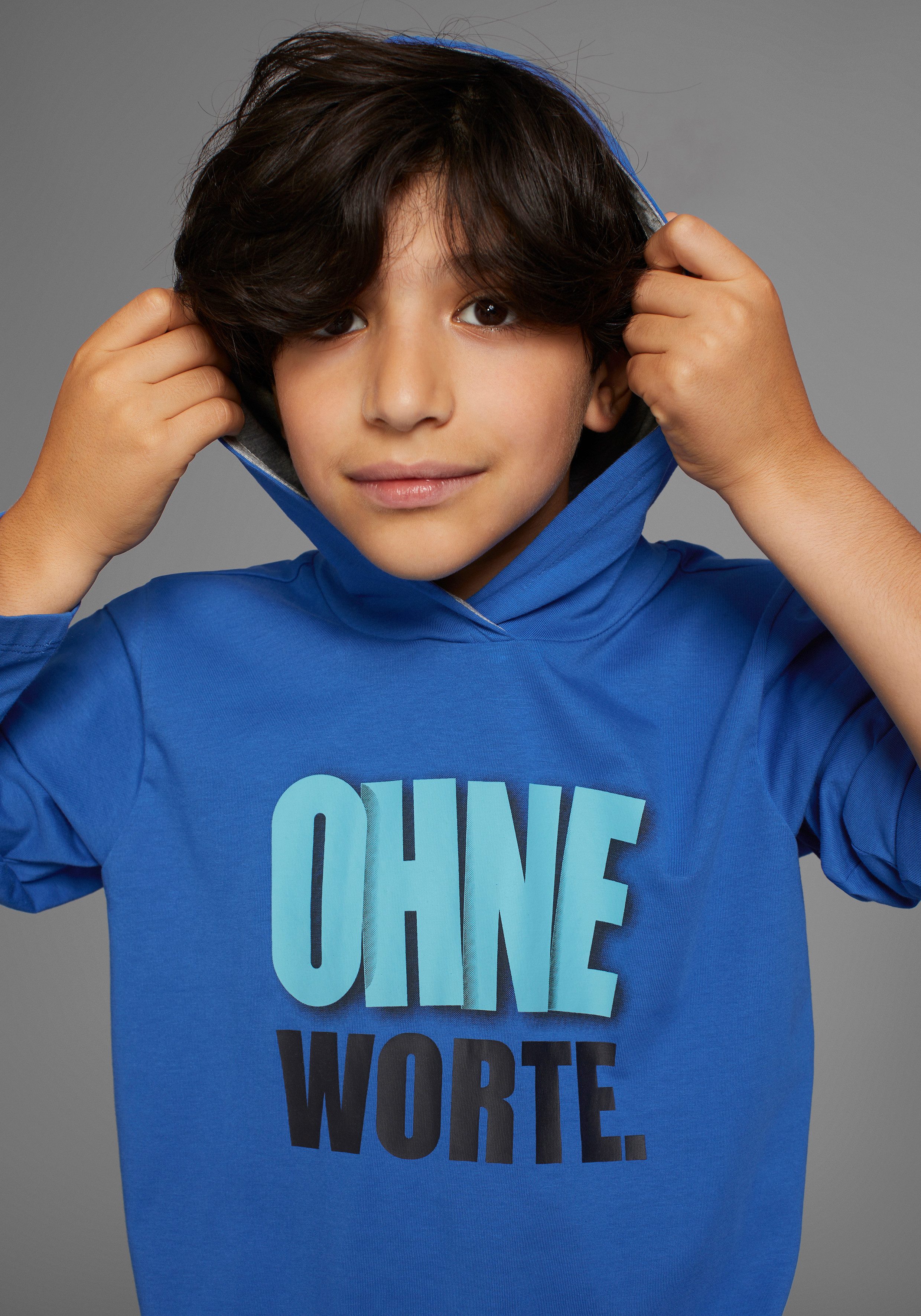 KIDSWORLD Capuchonshirt Zonder woorden!