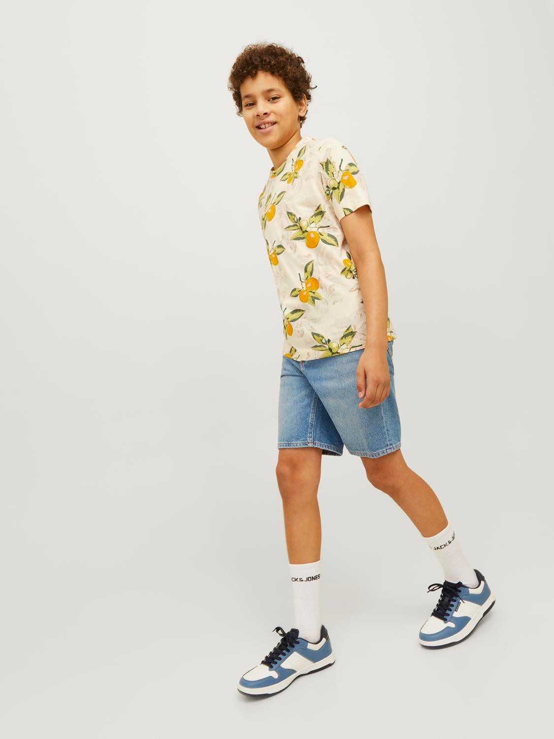 Jack & Jones Junior Jeansshort JJICHRIS JJORIGINAL SHORTS MF 920 SN JNR