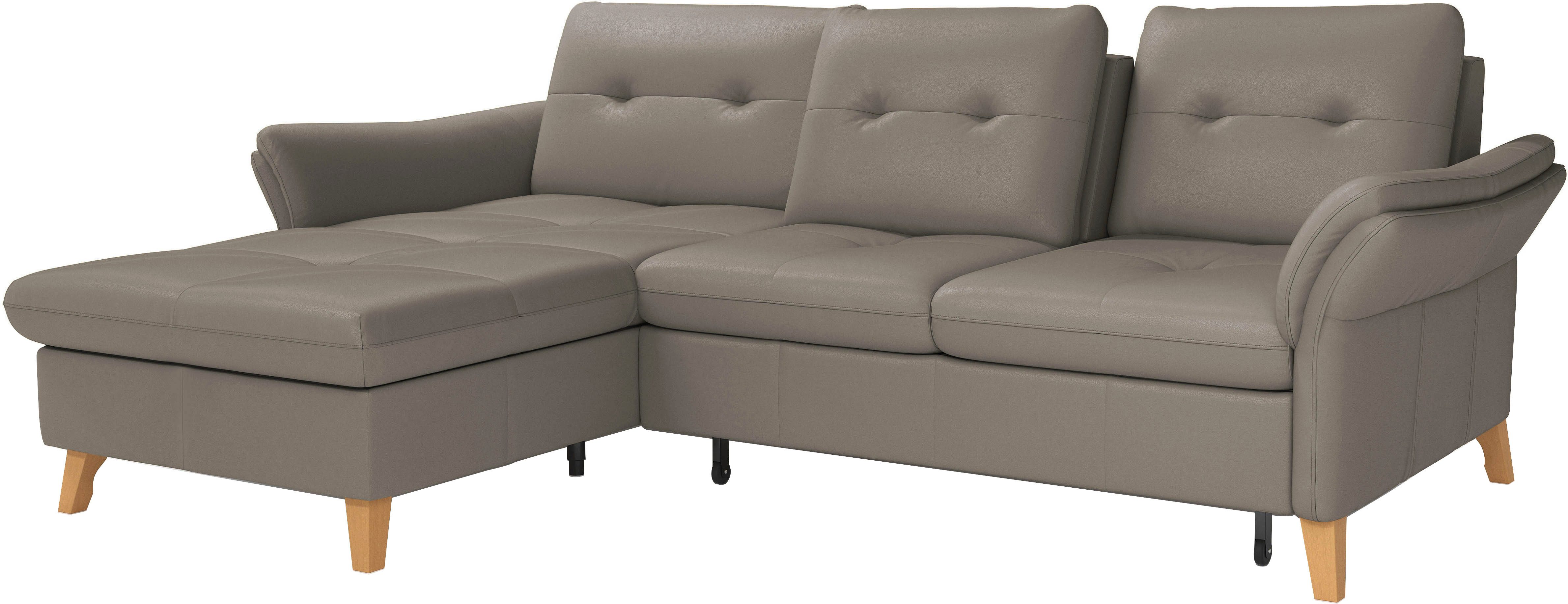 sit&more Hoekbank Göteborg Zitdiepteverstelling en binnenvering, naar keuze met slaapfunctie