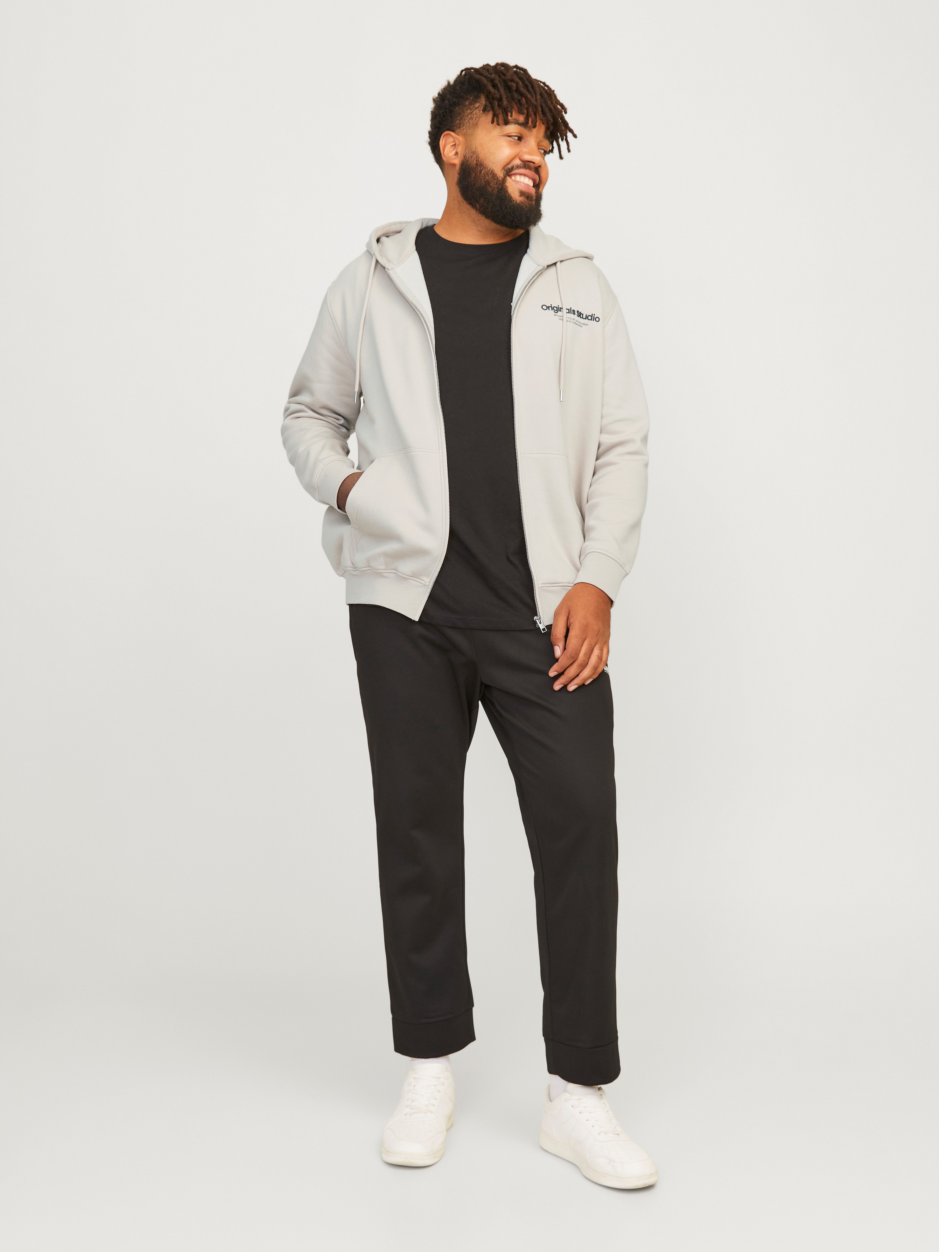 Jack & Jones PlusSize Capuchonsweatvest JORVESTERBRO SWEAT ZIP HOOD NOOS PLS