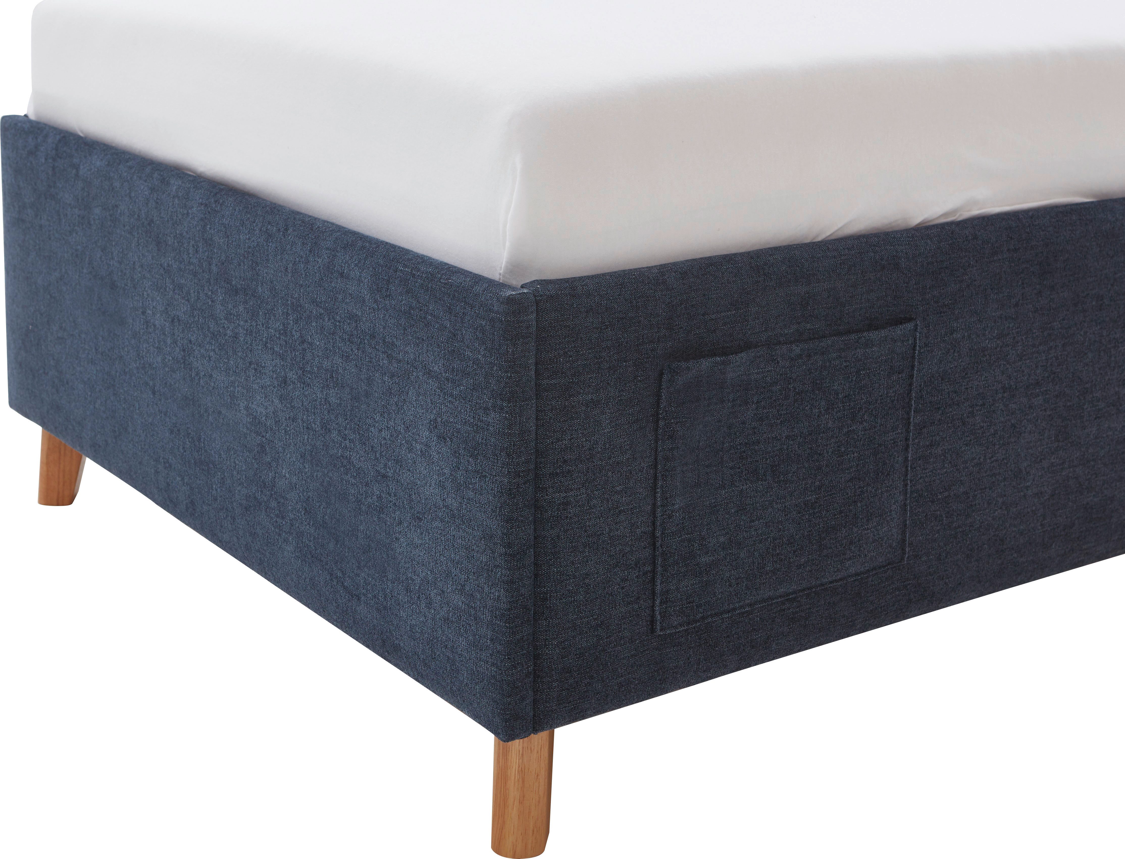 meise.möbel Kinderledikant Fun Bekleed bed naar keuze met bedkist, tienerbed inclusief USB-aansluiting