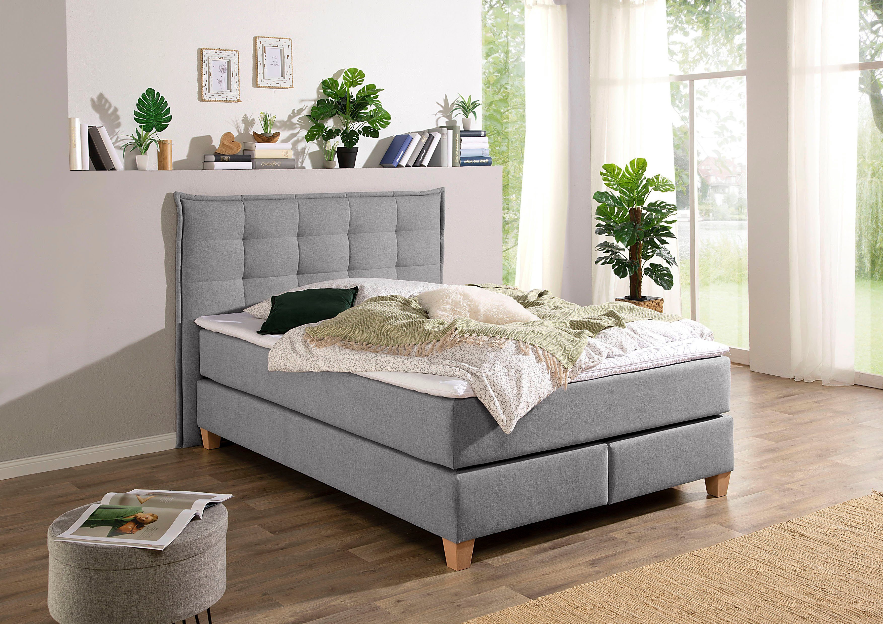 Home affaire Boxspring inclusief topmatras van comfortschuim