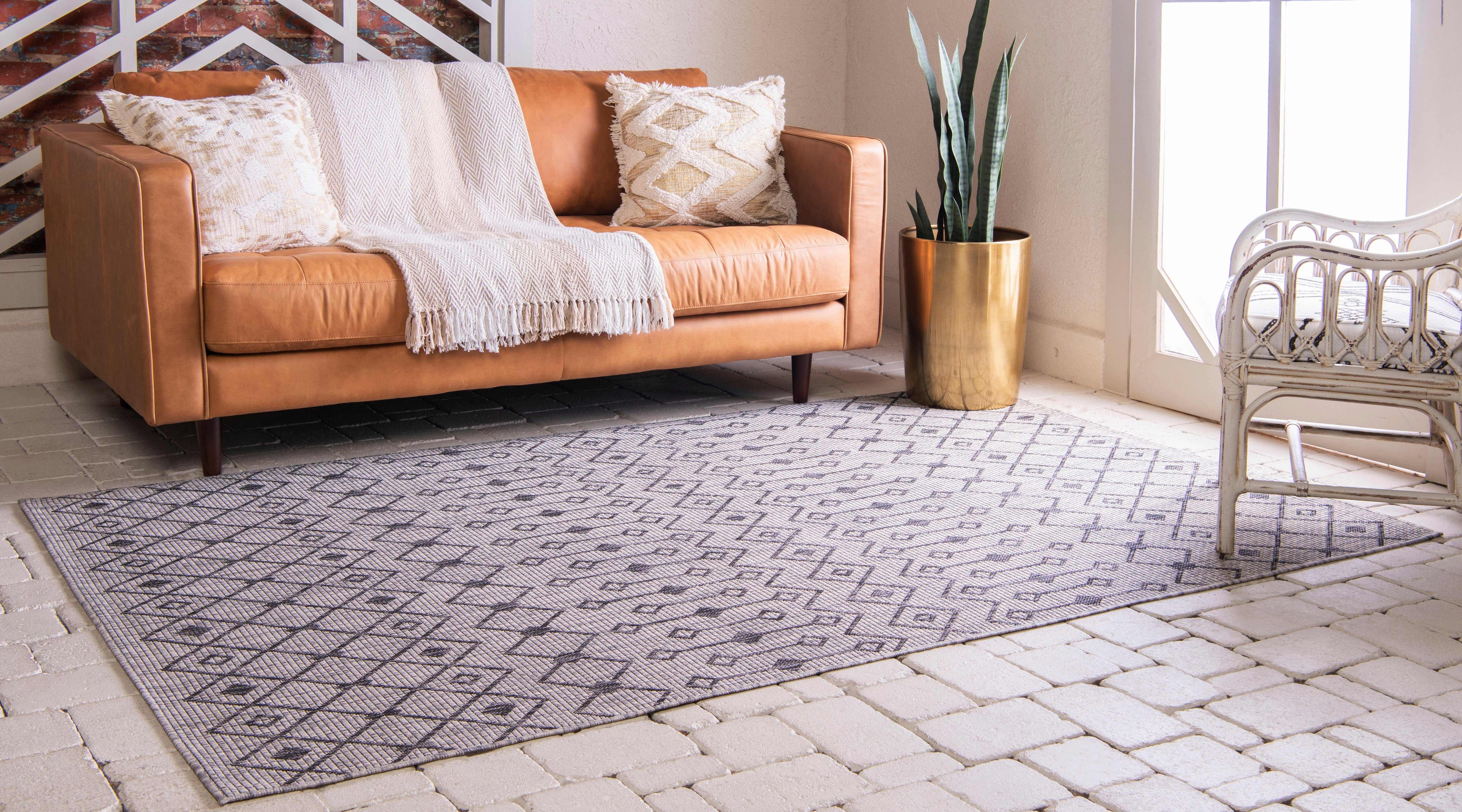 Myflair Möbel & Accessoires Vloerkleed Buiten kruisen voorraadopruiming Platweefsel, ruitmotief, geschikt voor binnen en buiten