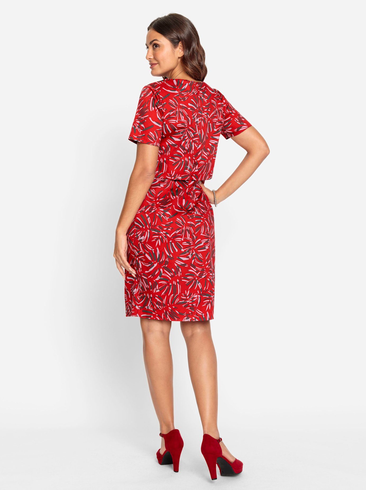 Lady Gedessineerde jurk