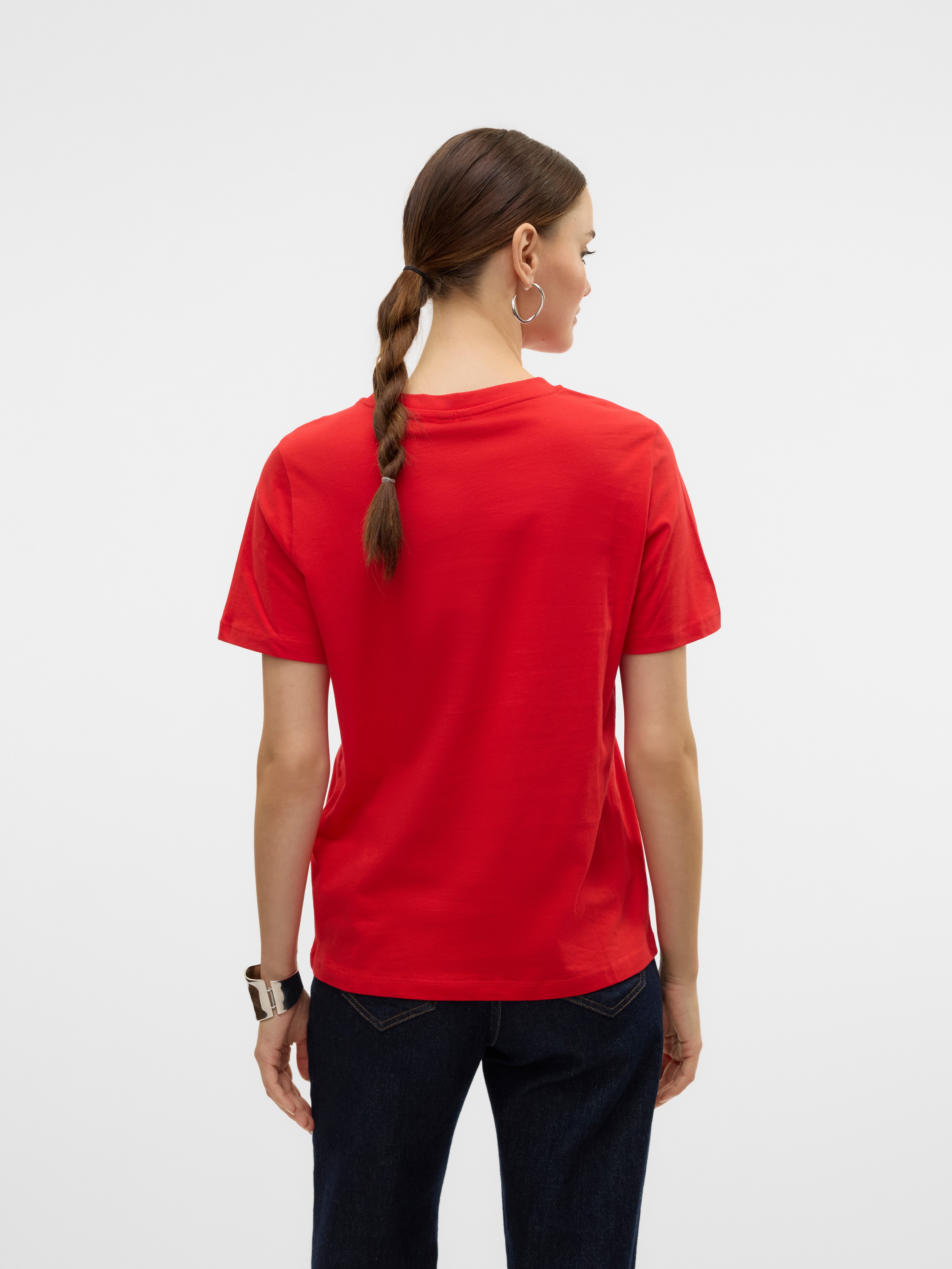 Vero Moda Shirt met korte mouwen VMPAULINA SS T-SHIRT GA JRS NOOS