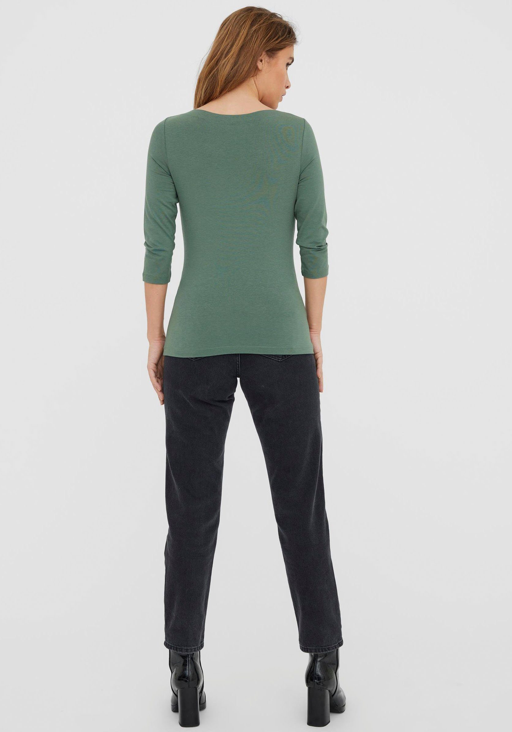 Vero Moda Shirt met 3/4 mouwen VMPANDA MODAL 3/4 TOP JRS NOOS
