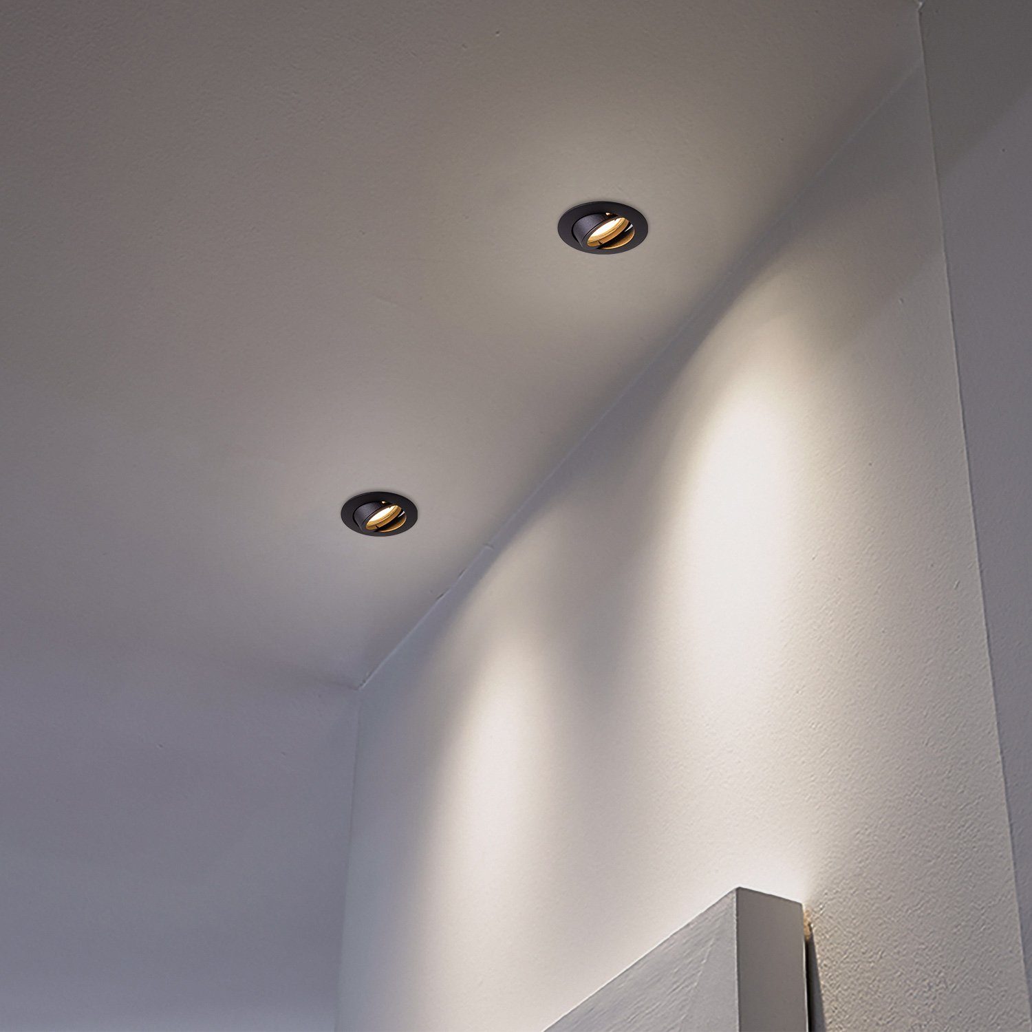 Paco Home Inbouwlamp Lina Inbouwspot draaibaar spot set GU10