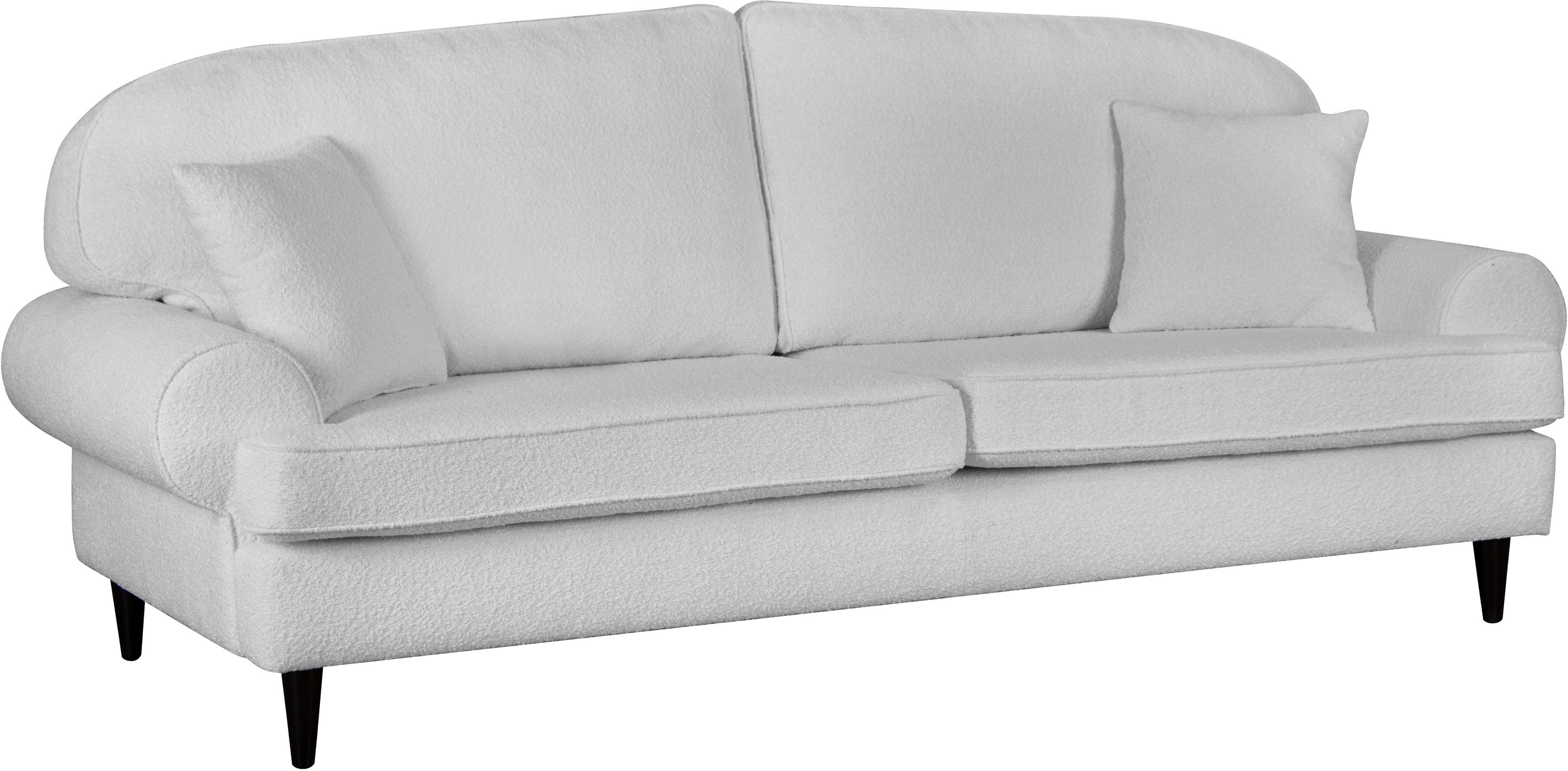 Home affaire 3-zitsbank Vitreux ook in bouclé-bekleding, incl. sierkussen