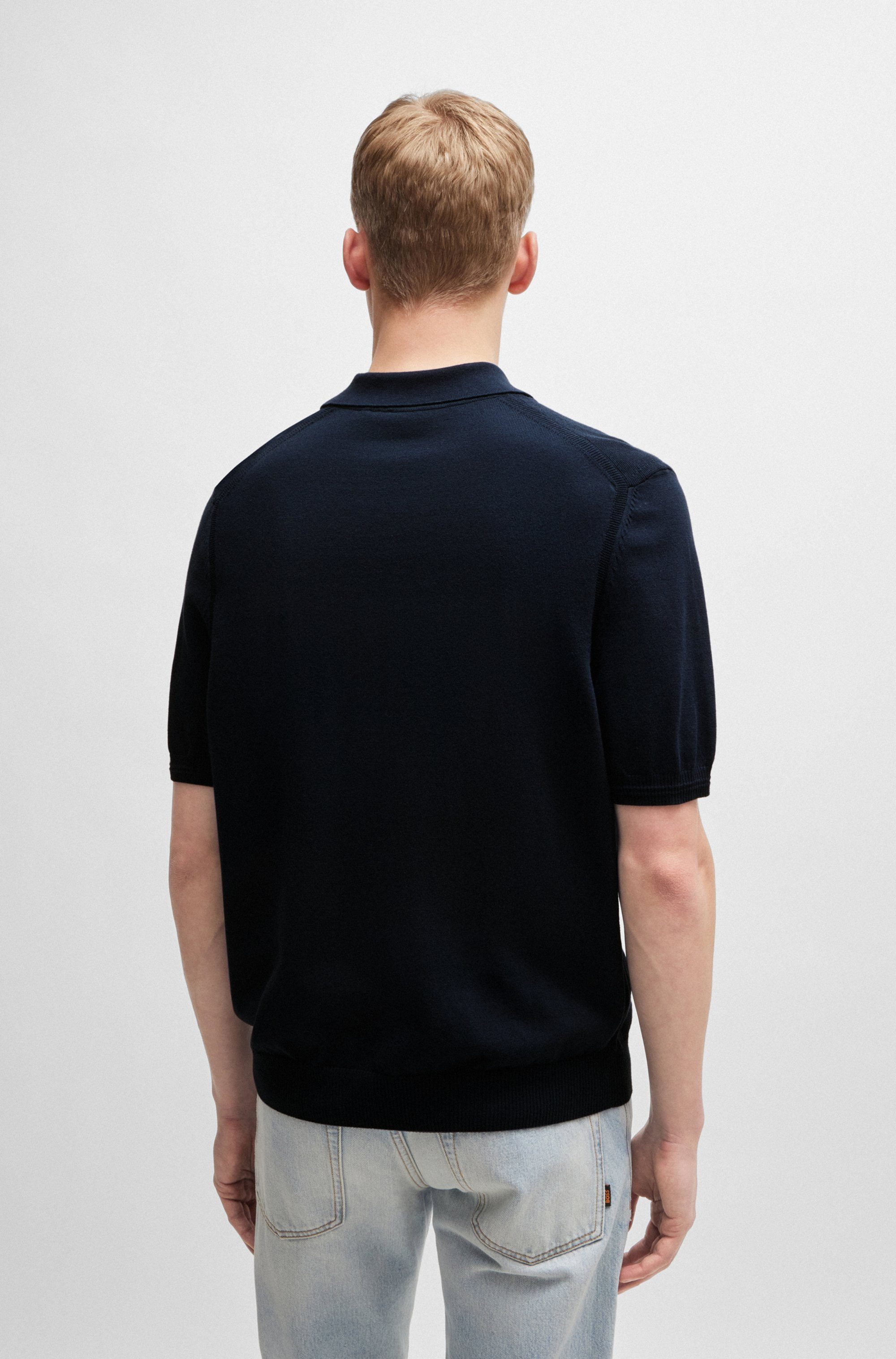 Boss Orange Gebreide trui Asac_P met een polokraag
