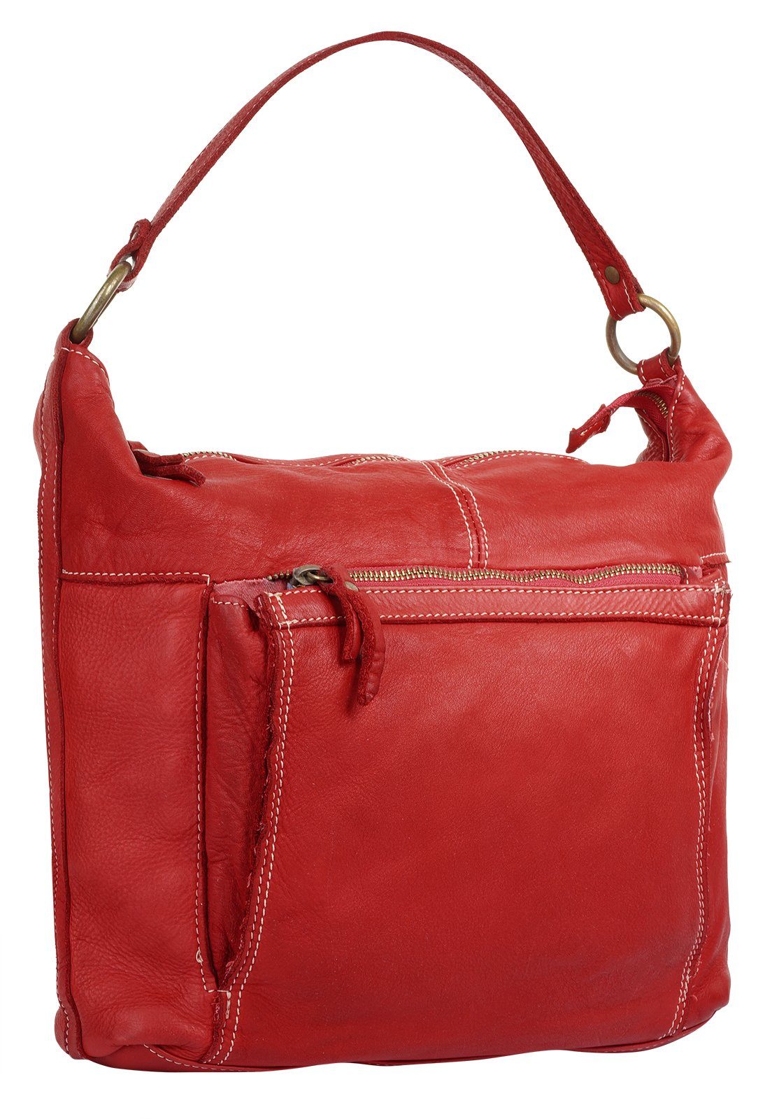 Cluty Shopper echt leer, made in italy